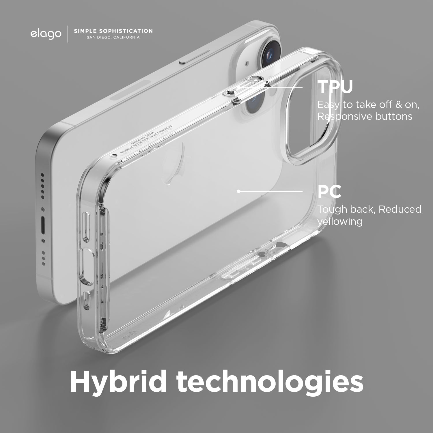Hybrid Clear Case for iPhone 14 7 Hybrid Clear Case for iPhone 14