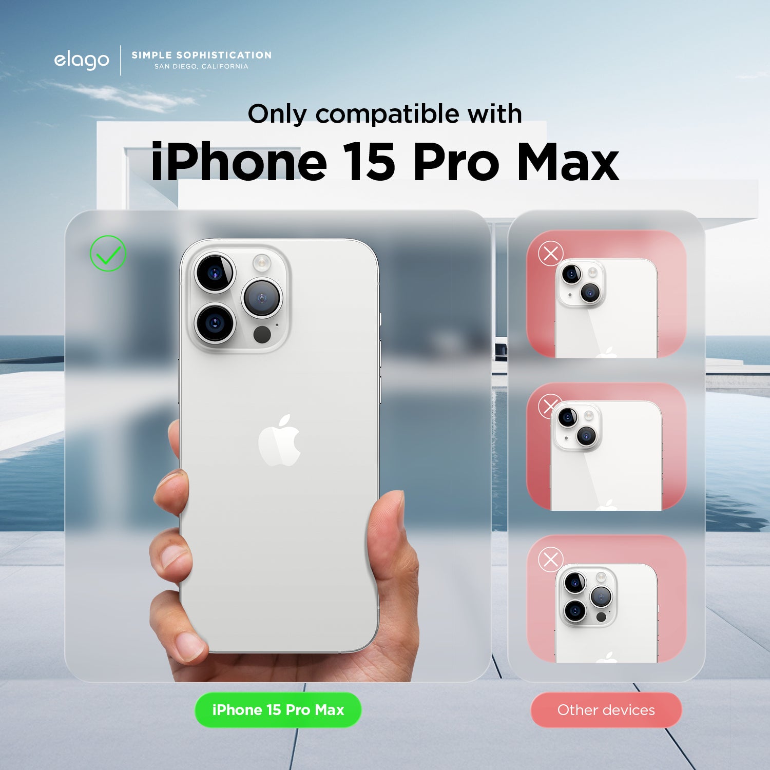 Hybrid Clear Case for iPhone 15 Pro Max 5 Hybrid Clear Case for iPhone 15 Pro Max