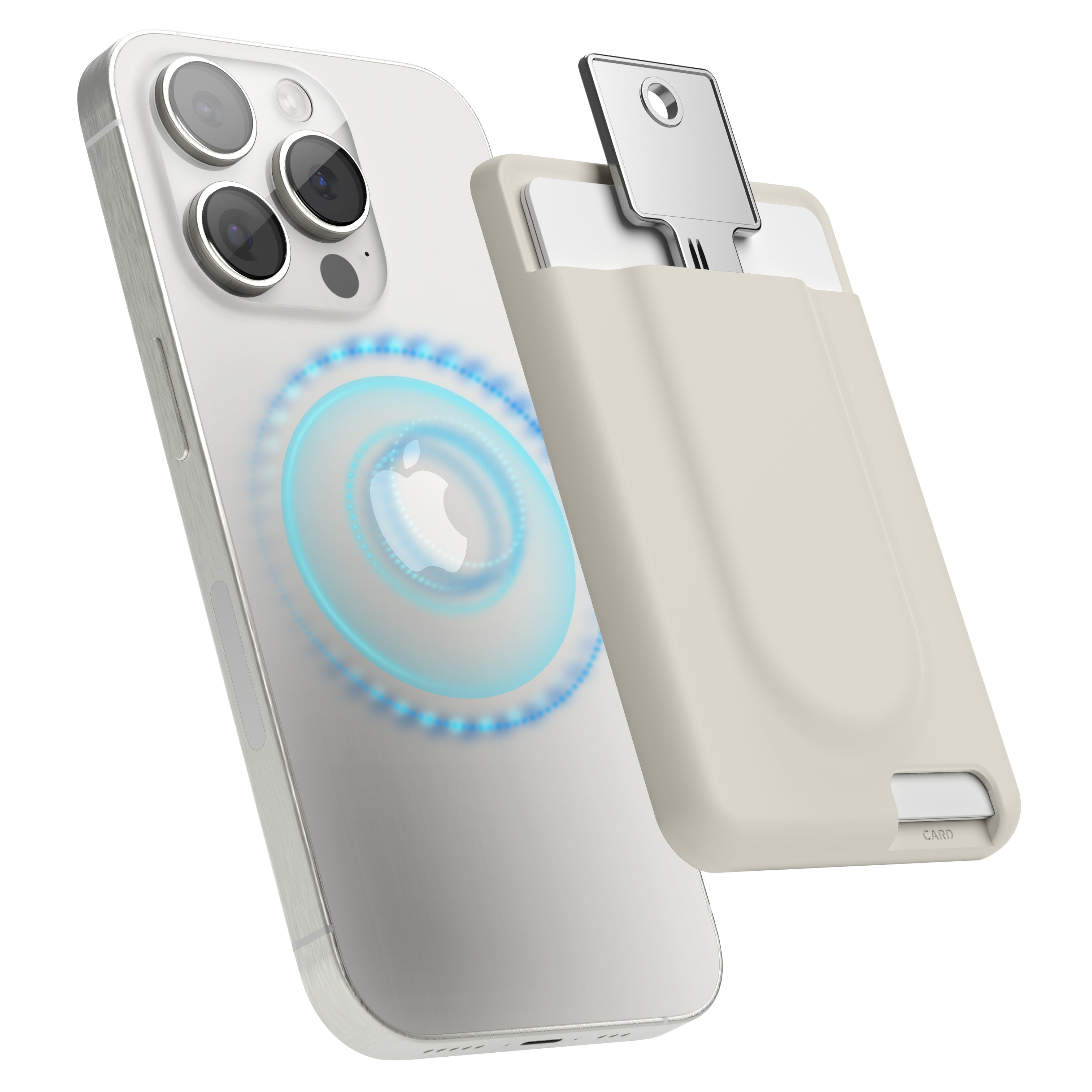 Key MagSafe Silicone Card Holder [2 Colors]