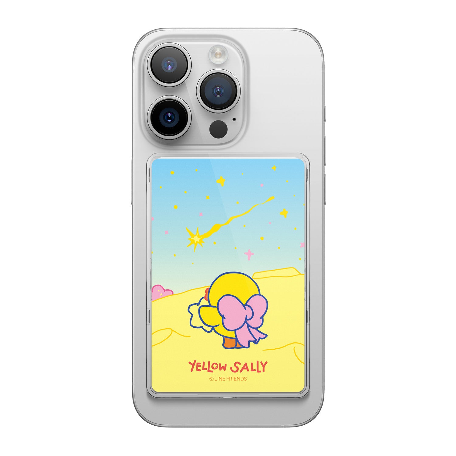 LINE FRIENDS | 2025 Yellow Sally Magnetic Card Pocket