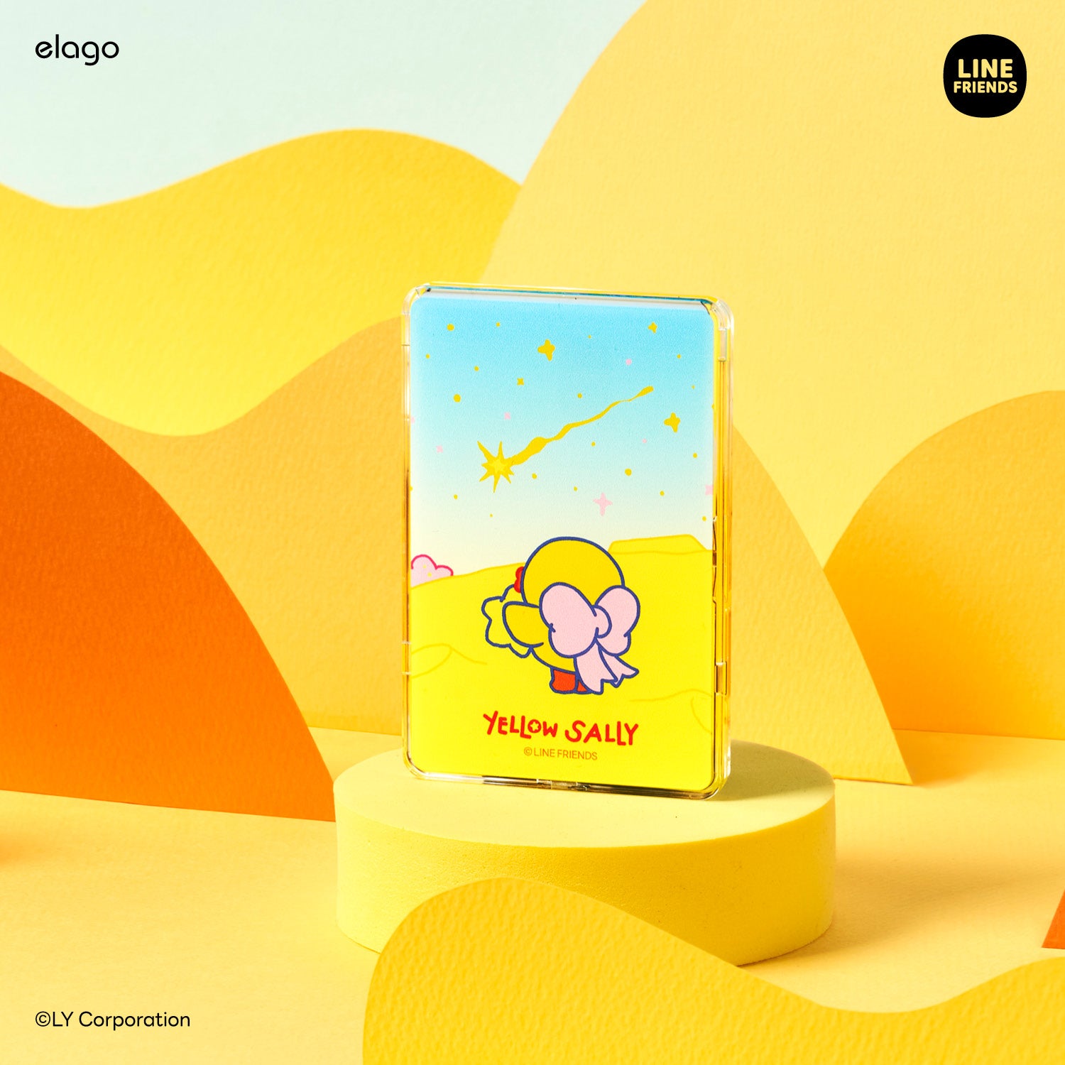 LINE FRIENDS | 2025 Yellow Sally Magnetic Card Pocket 5 LINE FRIENDS | 2025 Yellow Sally Magnetic Card Pocket