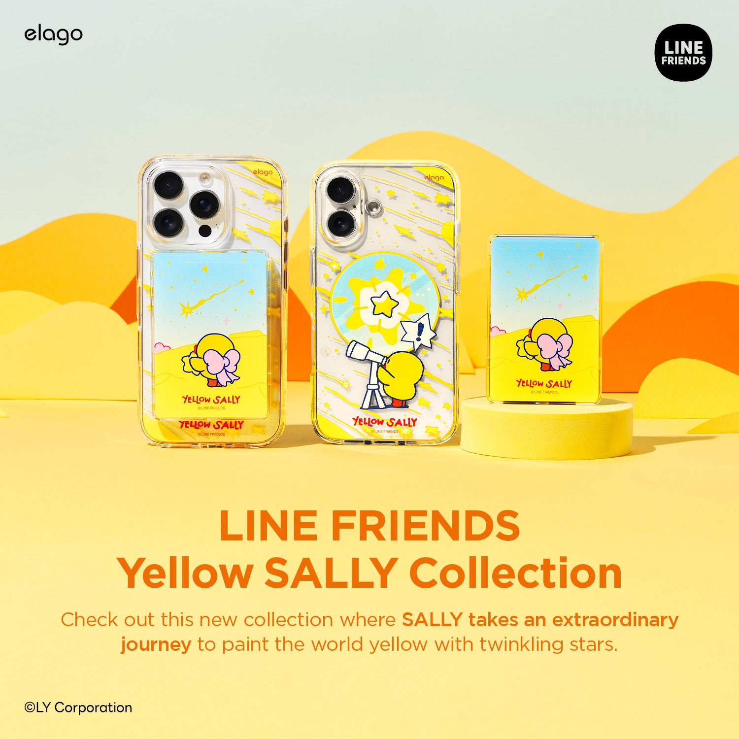 LINE FRIENDS | 2025 Yellow Sally MagSafe Hybrid Case 3 LINE FRIENDS | 2025 Yellow Sally MagSafe Hybrid Case