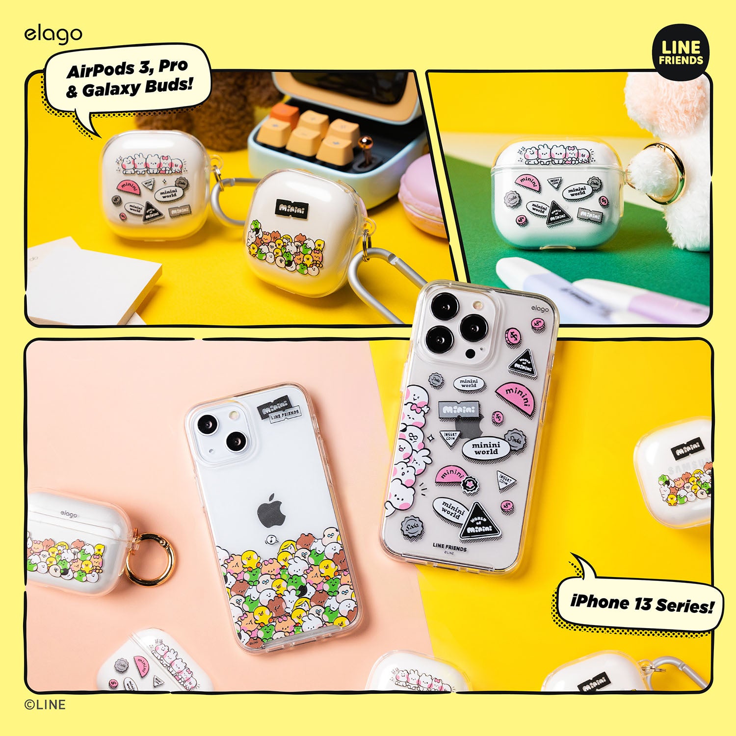 LINE FRIENDS | B&F Collection minini case for iPhone 13 4 LINE FRIENDS | B&F Collection minini case for iPhone 13