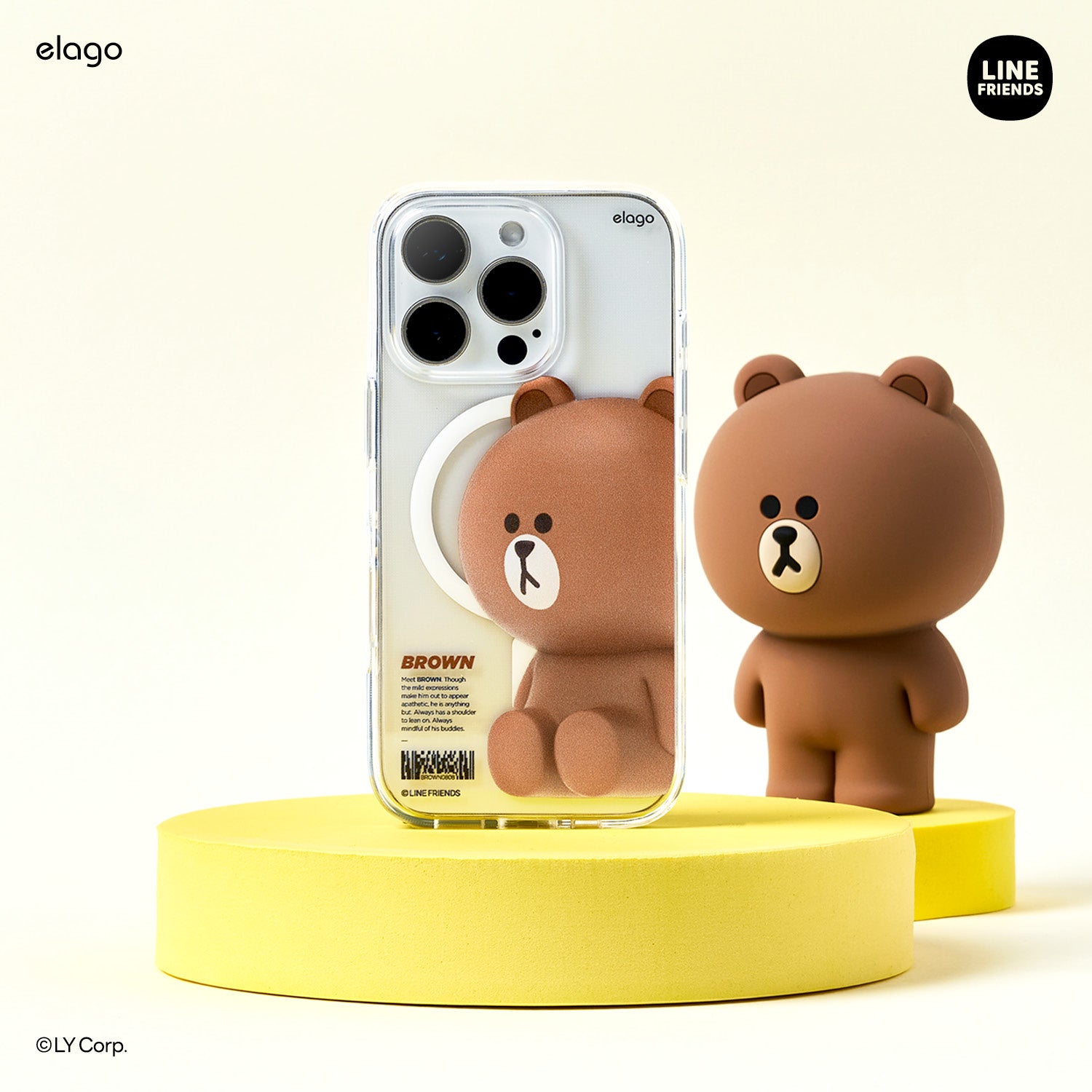 LINE FRIENDS | BROWN & SALLY Figure MagSafe Hybrid Case 9 LINE FRIENDS | BROWN & SALLY Figure MagSafe Hybrid Case