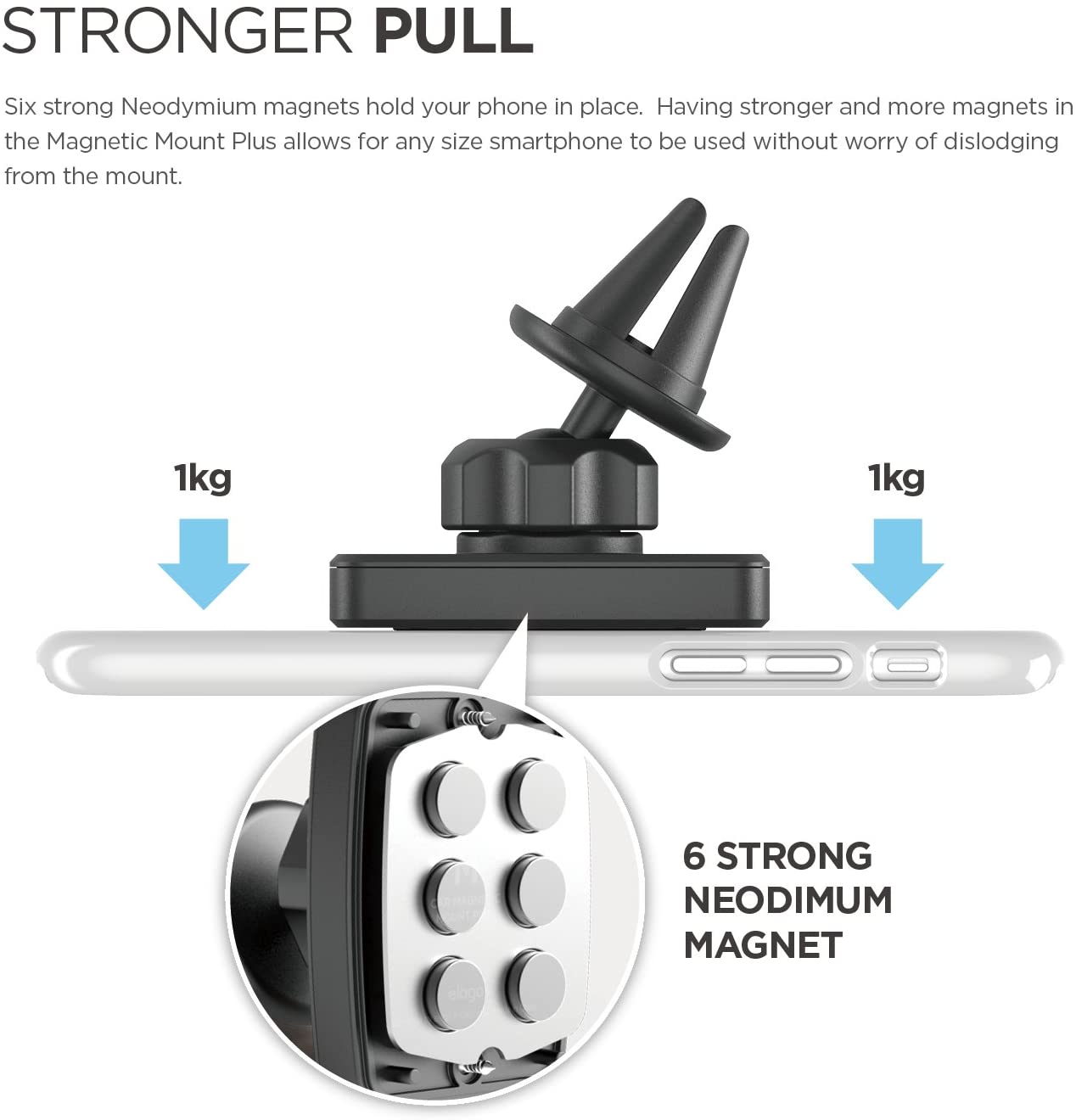 M Car Magnetic Mount Plus 4 M Car Magnetic Mount Plus