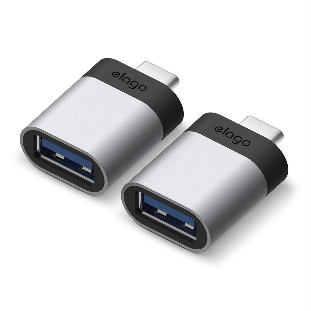 Mini Aluminum USB-C to USB 3.0 Female Mini Adapter [2 Sets] [2 Colors]