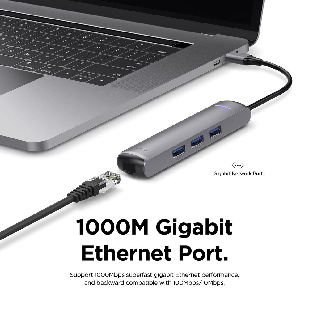 6 in 1 Ethernet / HDMI Multi Hub USB-C 5 6 in 1 Ethernet / HDMI Multi Hub USB-C