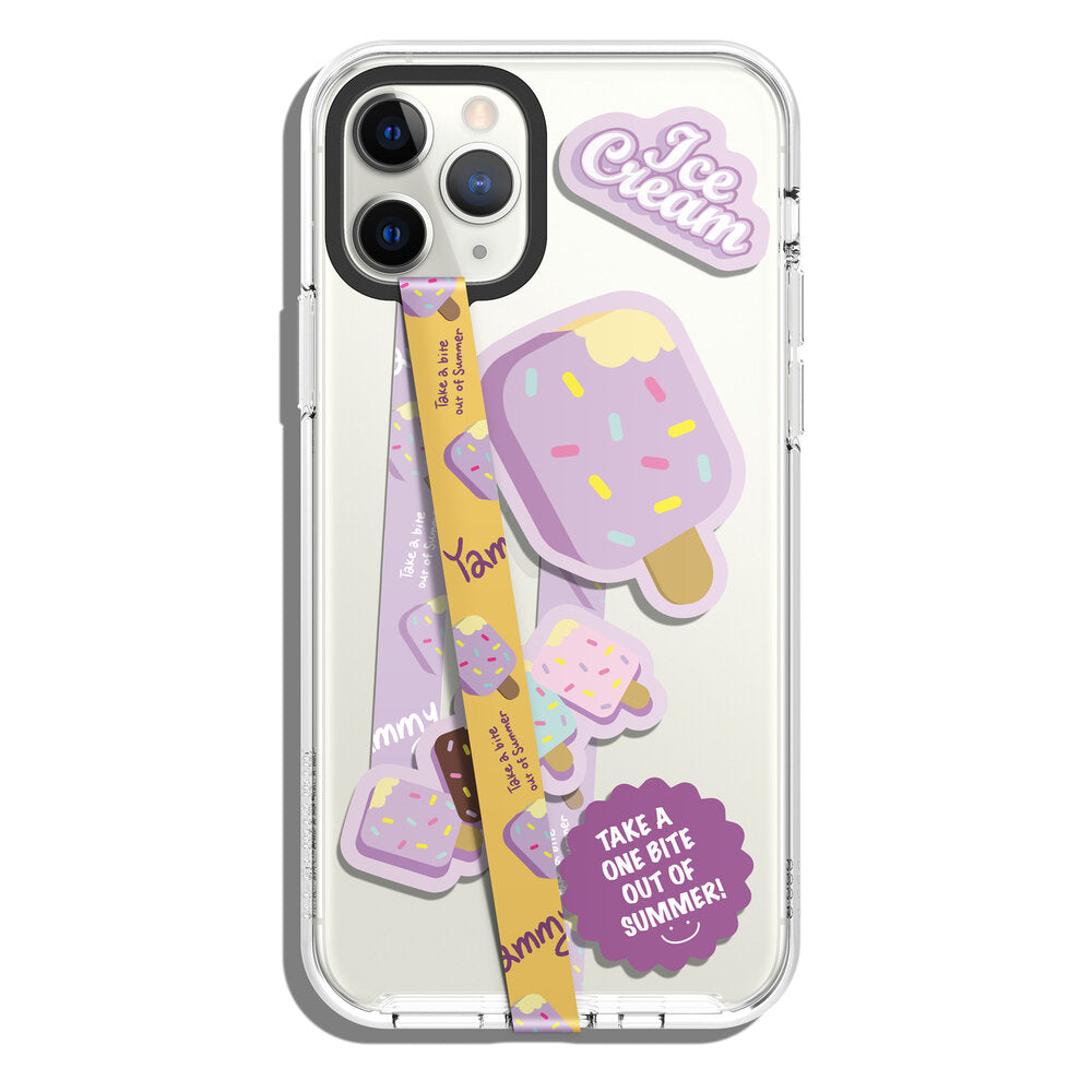 Phone Strap with Stickers [6 Colors]