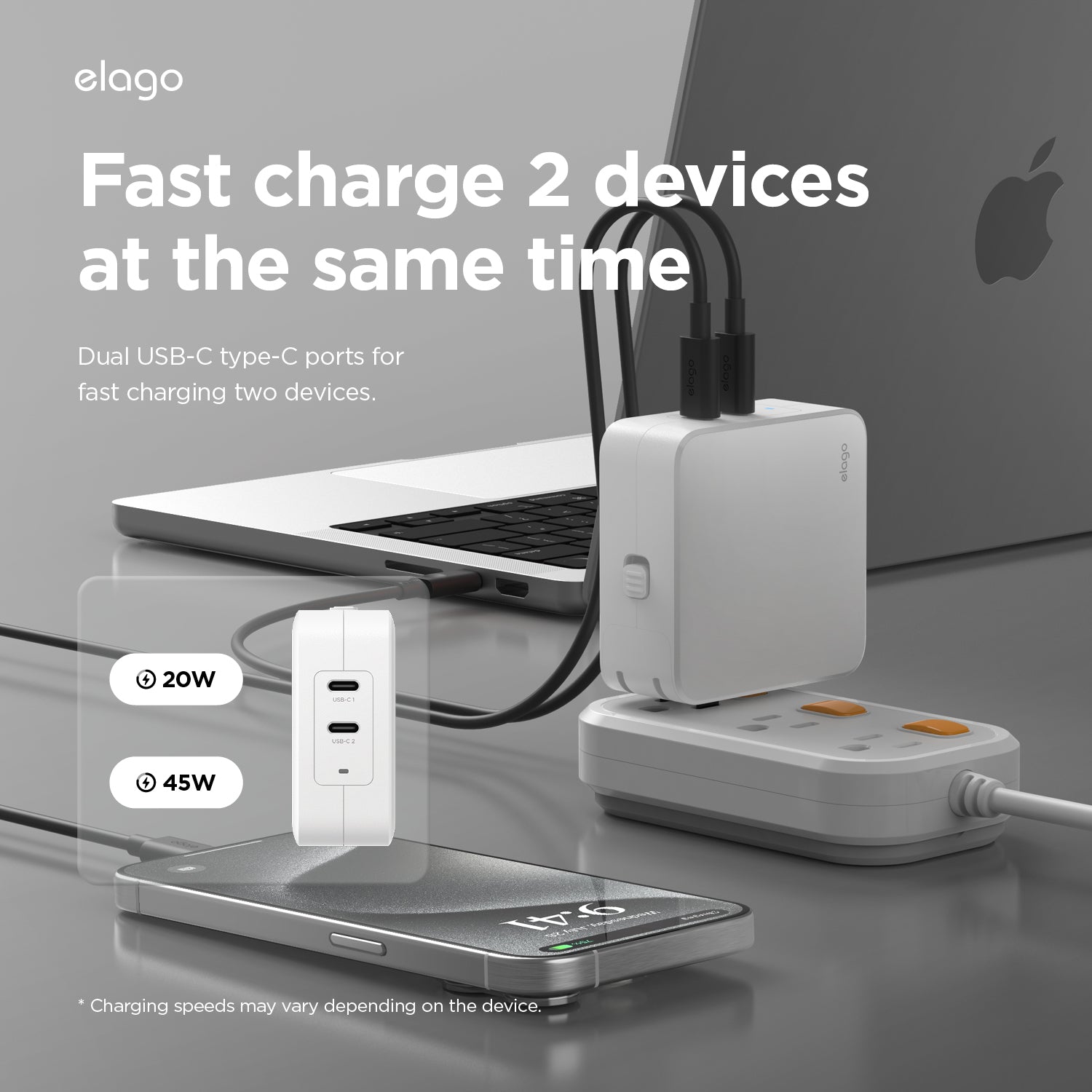 65W Dual USB-C Universal Power Adapter 5 65W Dual USB-C Universal Power Adapter