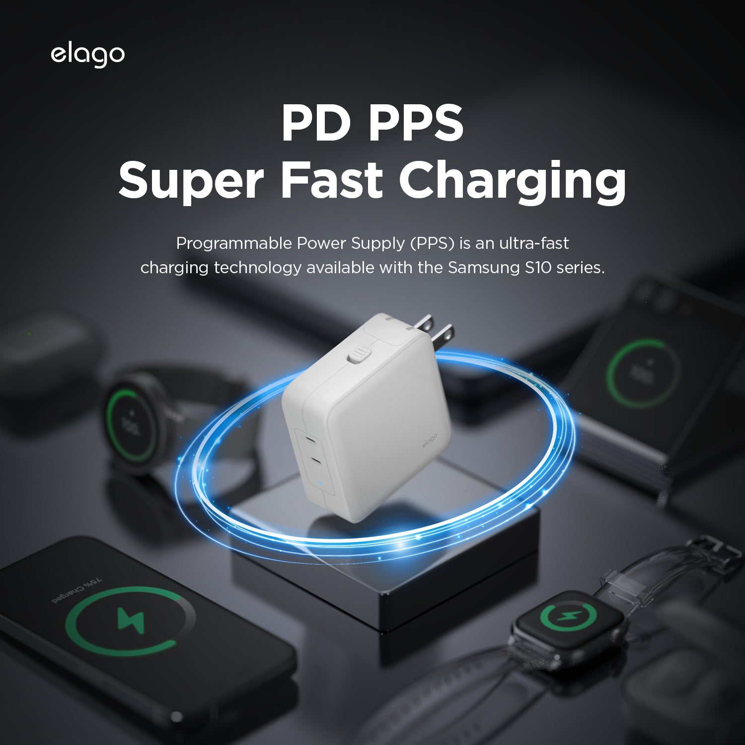 65W Dual USB-C Universal Power Adapter 6 65W Dual USB-C Universal Power Adapter