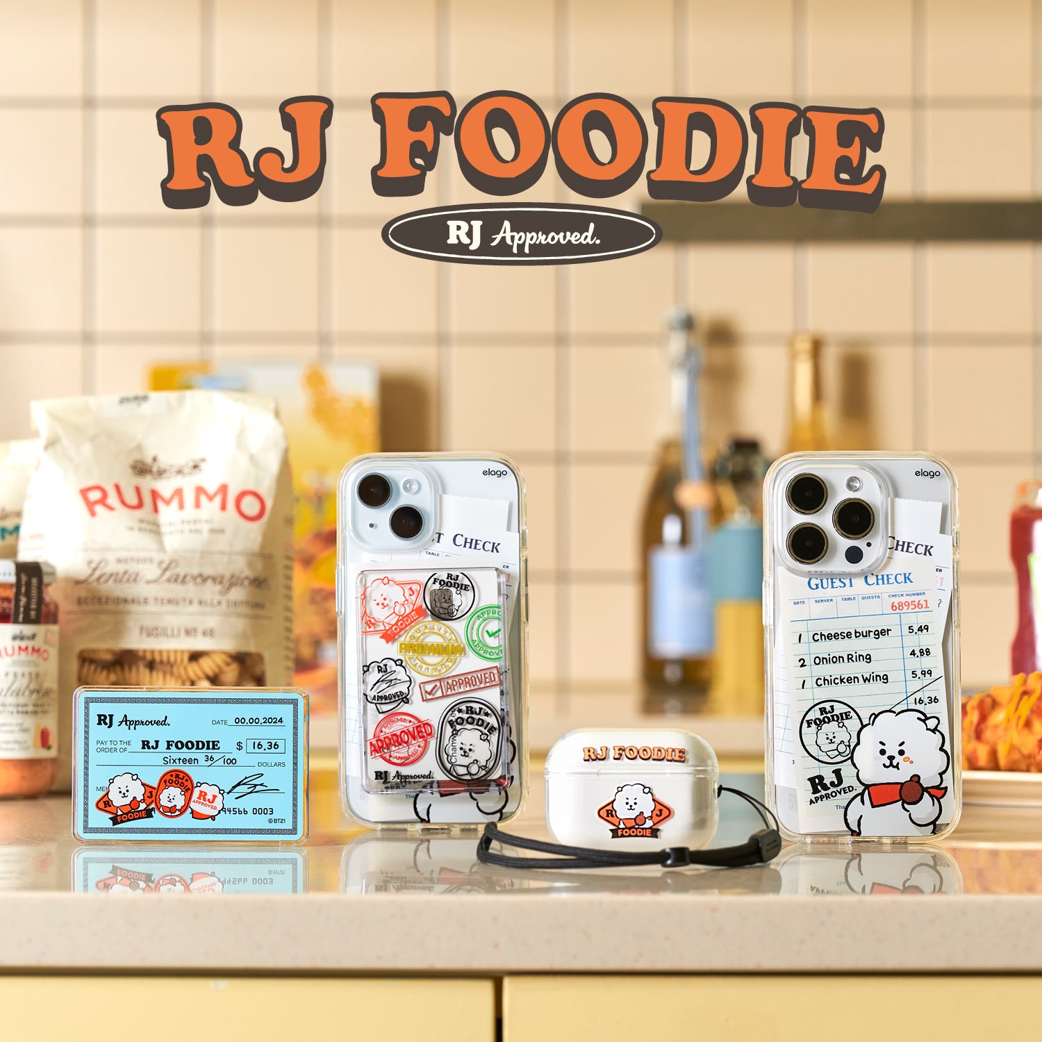 BT21 elago RJ FOODIE MagSafe Hybrid Case for iPhone 15 Pro Max 7 BT21 elago RJ FOODIE MagSafe Hybrid Case for iPhone 15 Pro Max