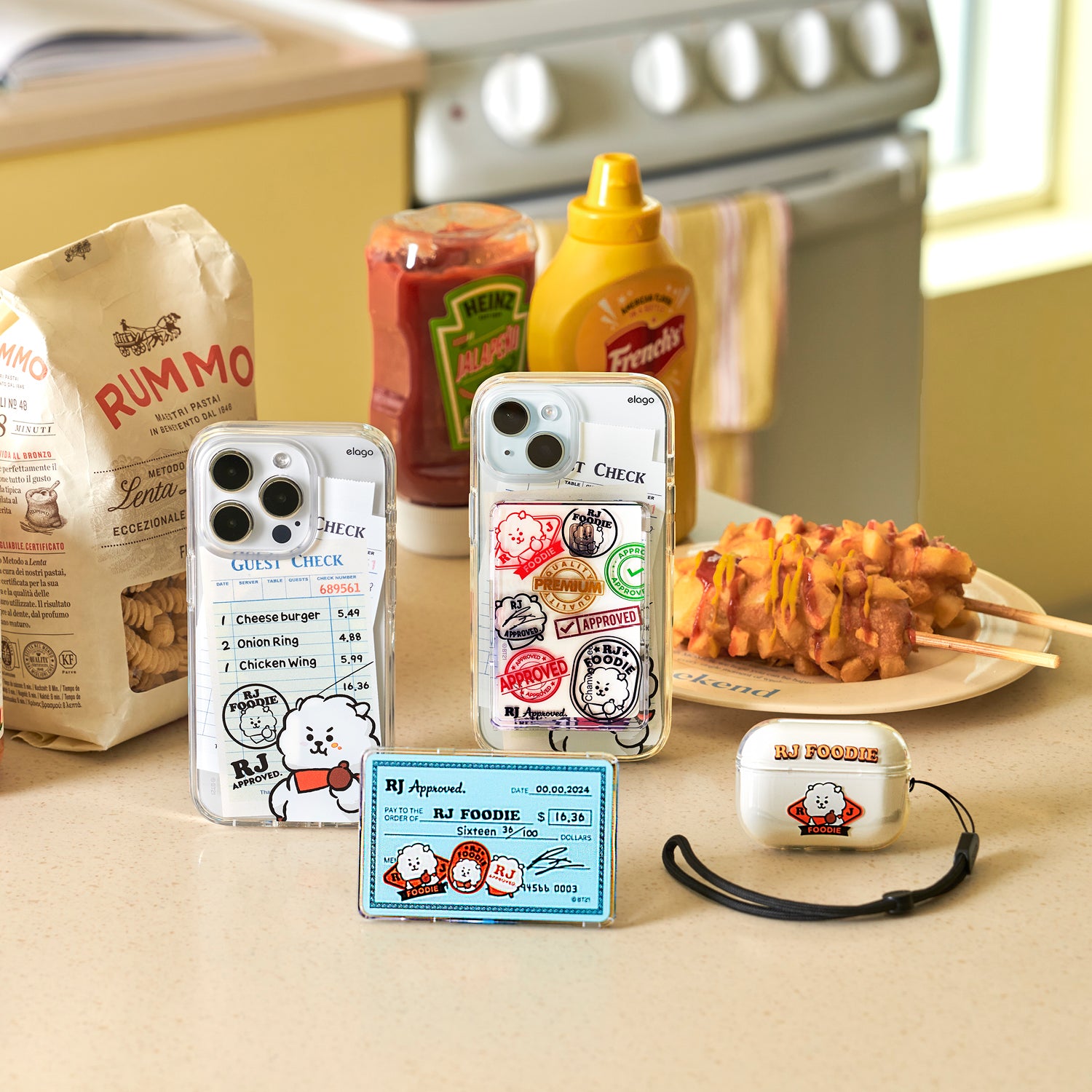 BT21 elago RJ FOODIE MagSafe Hybrid Case for iPhone 15 Pro Max 8 BT21 elago RJ FOODIE MagSafe Hybrid Case for iPhone 15 Pro Max
