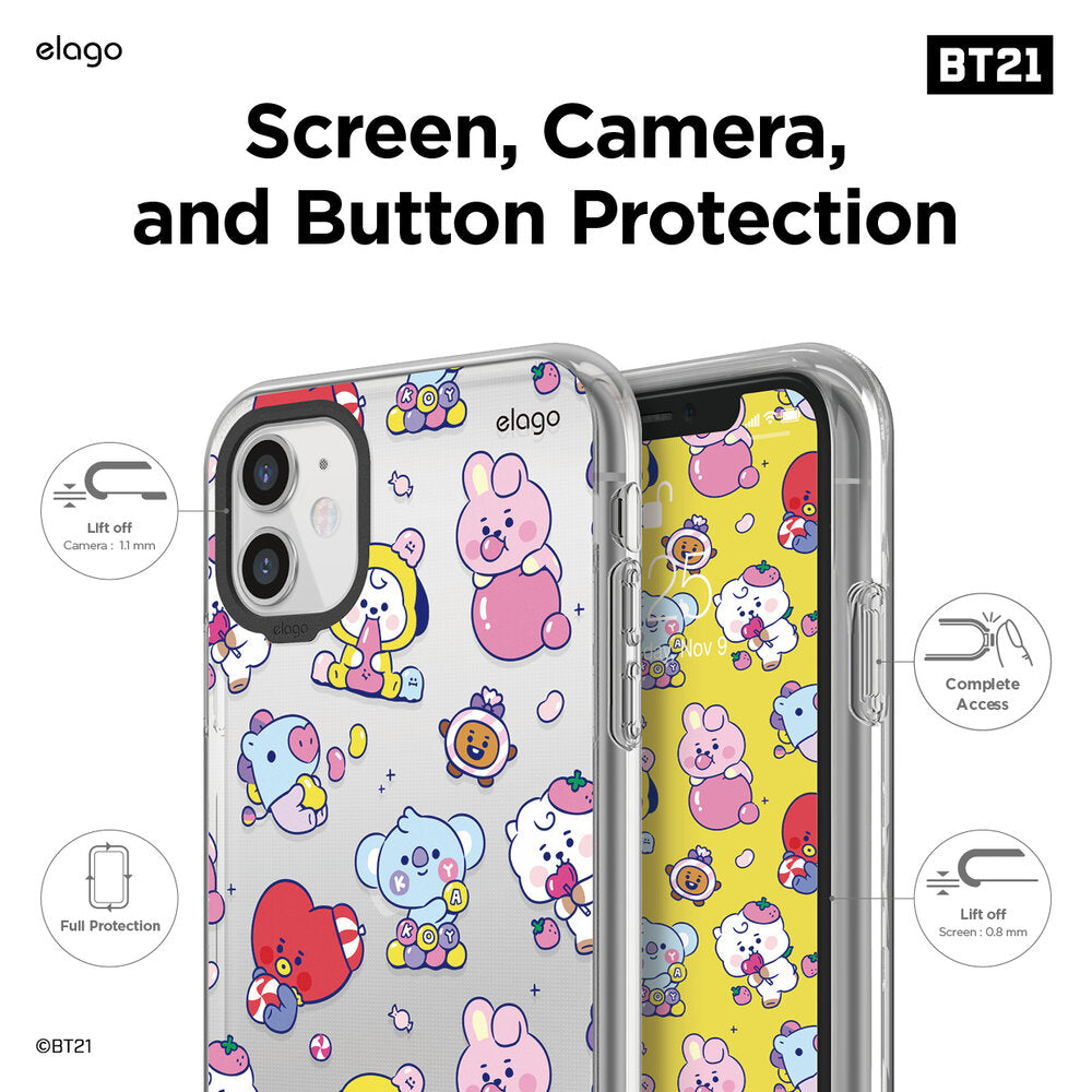 BT21 I elago 7 Flavors Hybrid Case for iPhone 11 14 BT21 I elago 7 Flavors Hybrid Case for iPhone 11