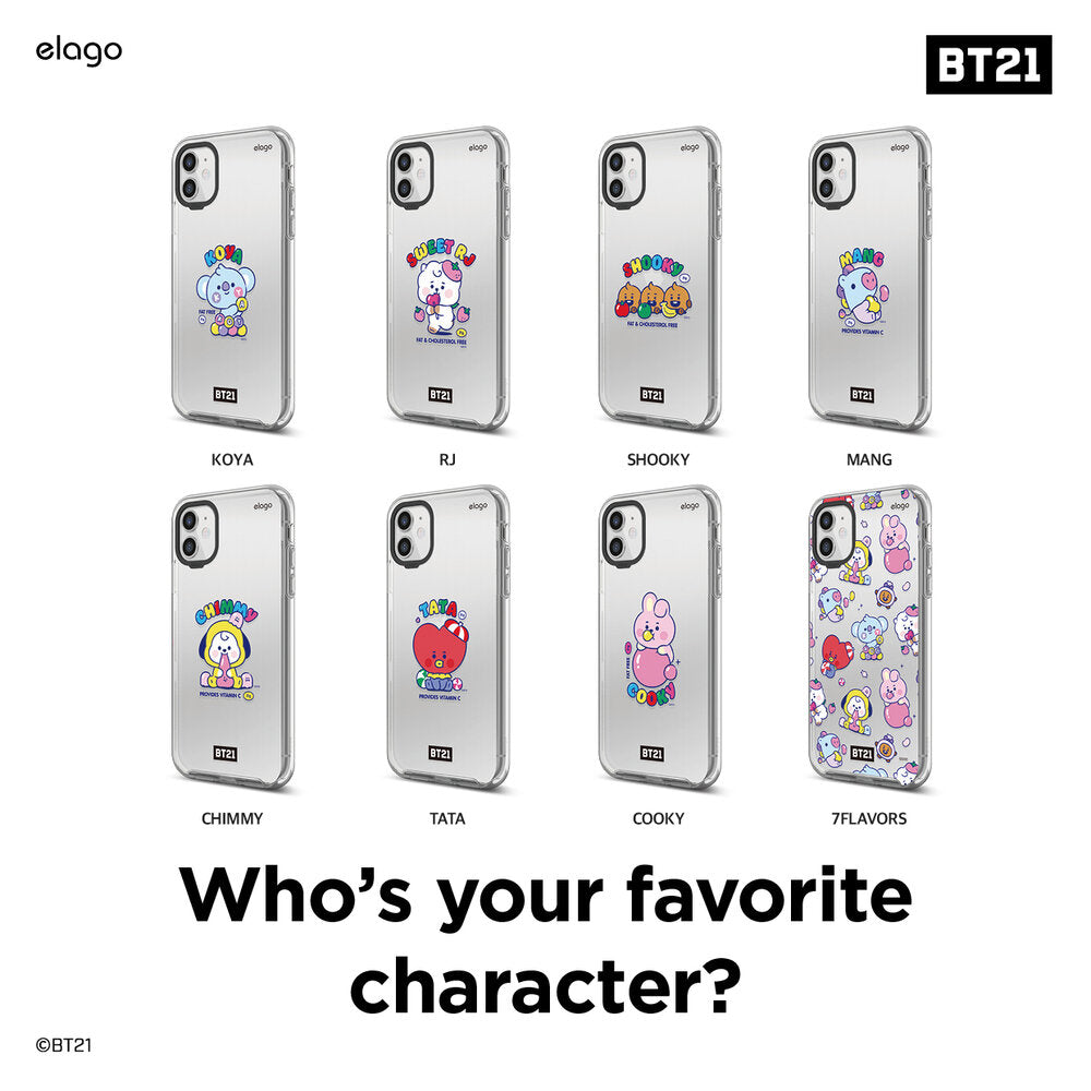 BT21 I elago 7 Flavors Hybrid Case for iPhone 11 17 BT21 I elago 7 Flavors Hybrid Case for iPhone 11