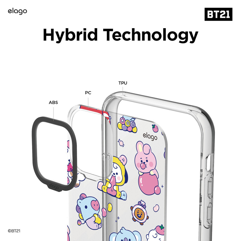 BT21 I elago 7 Flavors Hybrid Case for iPhone 11 10 BT21 I elago 7 Flavors Hybrid Case for iPhone 11