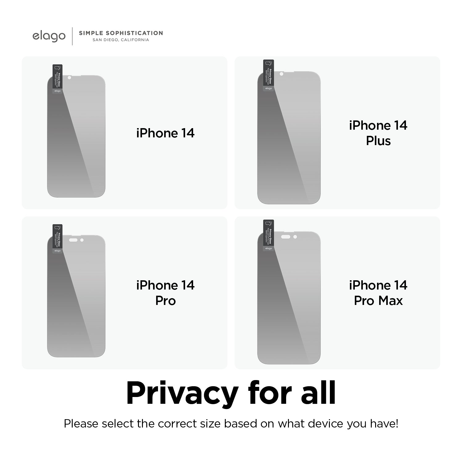 Privacy Glass+ Screen Protector for iPhone 14 Pro 8 Privacy Glass+ Screen Protector for iPhone 14 Pro