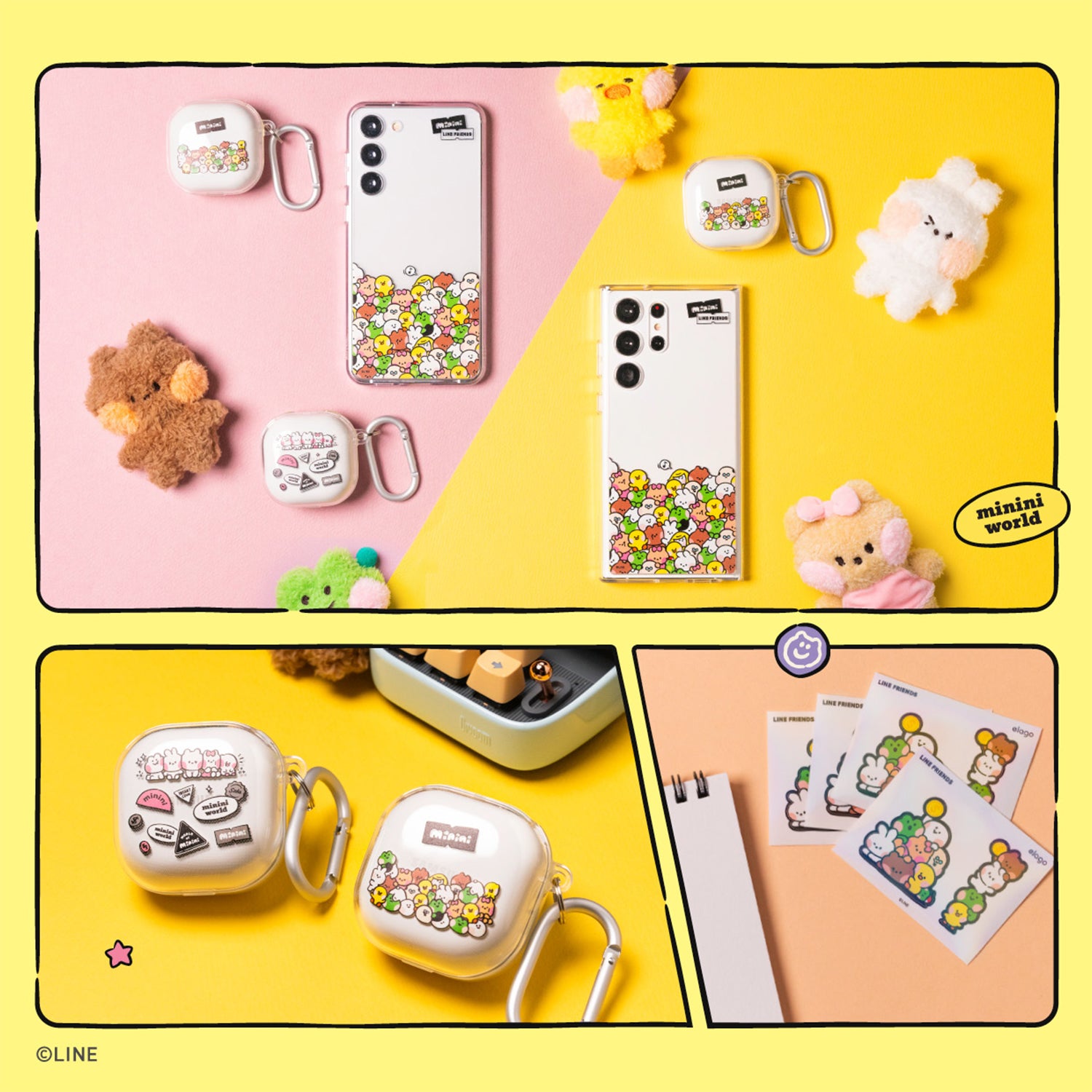 BT21 | B&F Collection minini Hybrid Case 4 BT21 | B&F Collection minini Hybrid Case