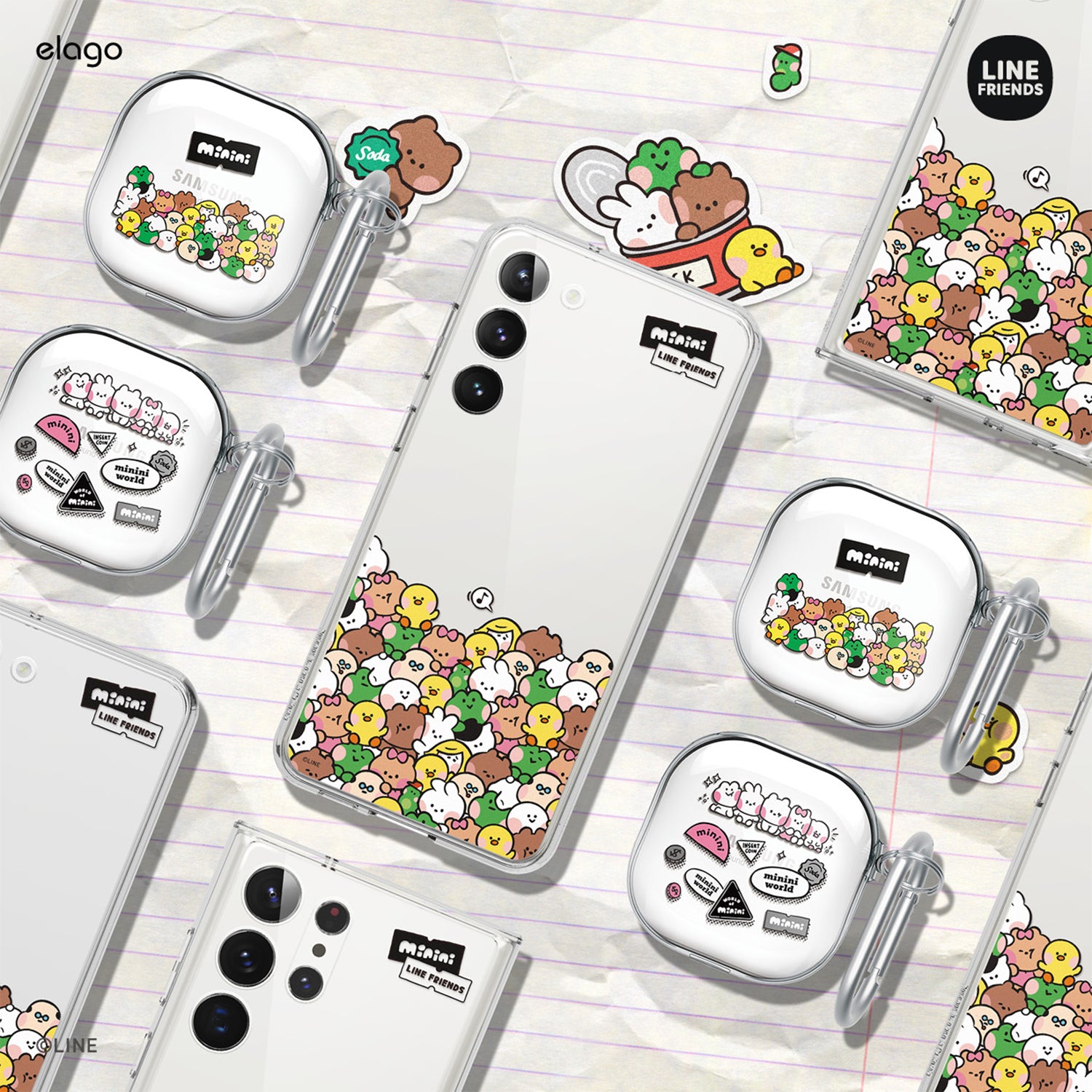 BT21 | B&F Collection minini Hybrid Case 5 BT21 | B&F Collection minini Hybrid Case