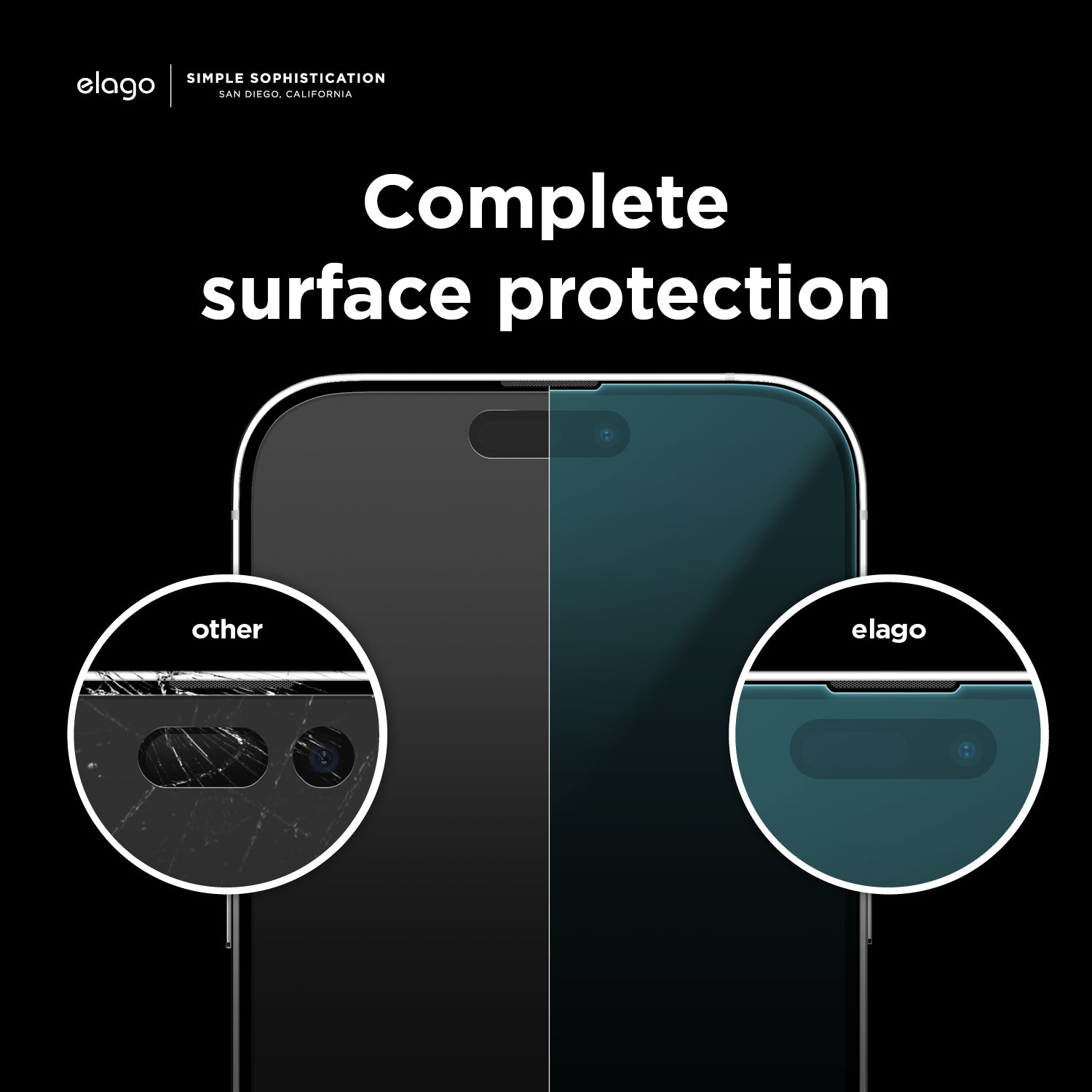 Tempered Glass + Screen Protector for iPhone 14 Pro 6 Tempered Glass + Screen Protector for iPhone 14 Pro