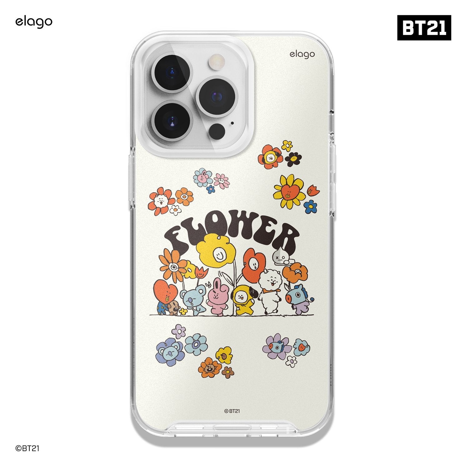 BT21 | elago Flower Case for iPhone 13 Pro 3 BT21 | elago Flower Case for iPhone 13 Pro