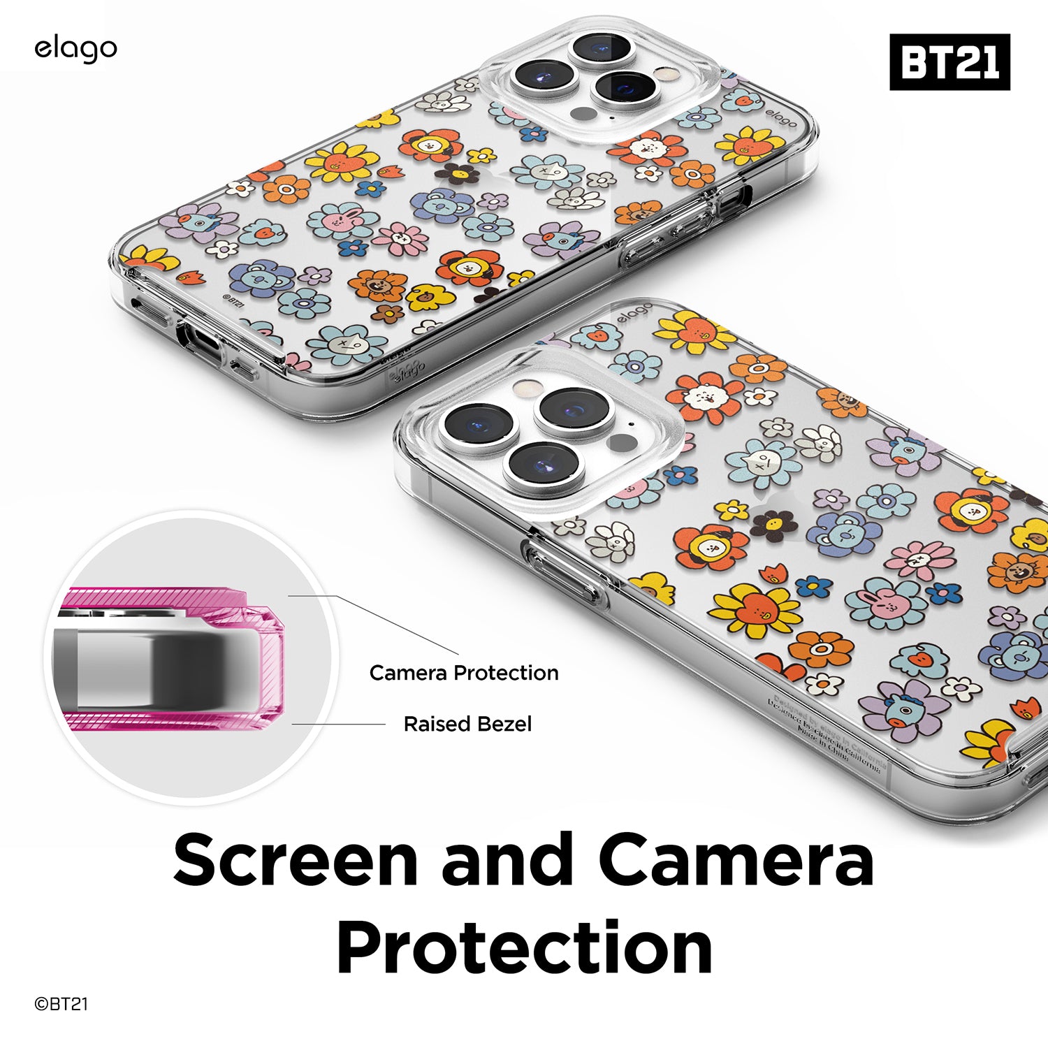 BT21 | elago Flower Case for iPhone 13 Pro 6 BT21 | elago Flower Case for iPhone 13 Pro