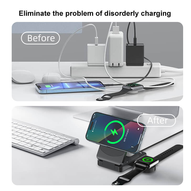 3 in 1 Qi2 Foldable Charger 4 3 in 1 Qi2 Foldable Charger