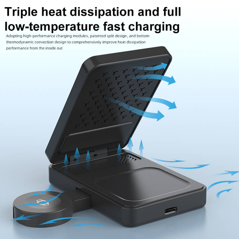 3 in 1 Qi2 Foldable Charger 9 3 in 1 Qi2 Foldable Charger