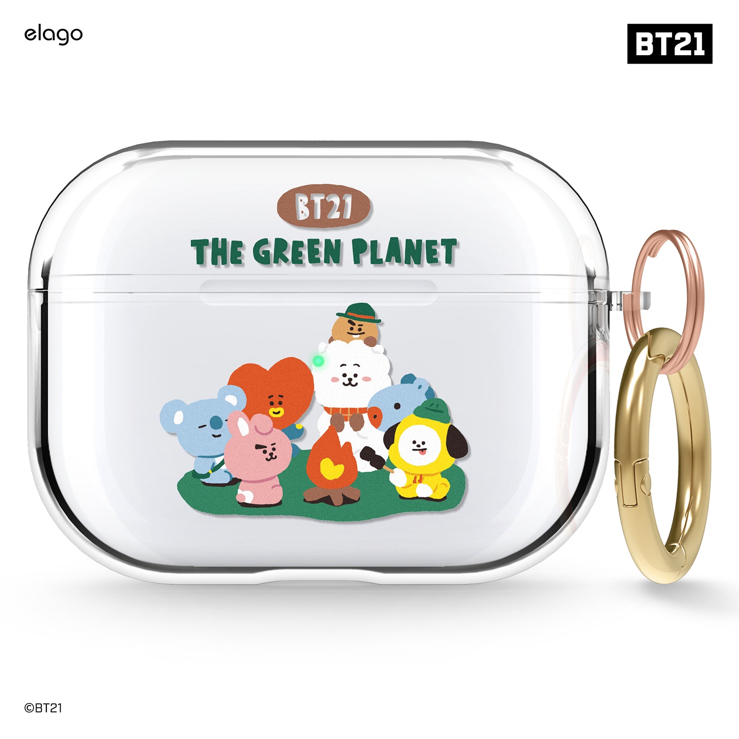BT21 | elago Green Planet Case for AirPods Pro 3 BT21 | elago Green Planet Case for AirPods Pro