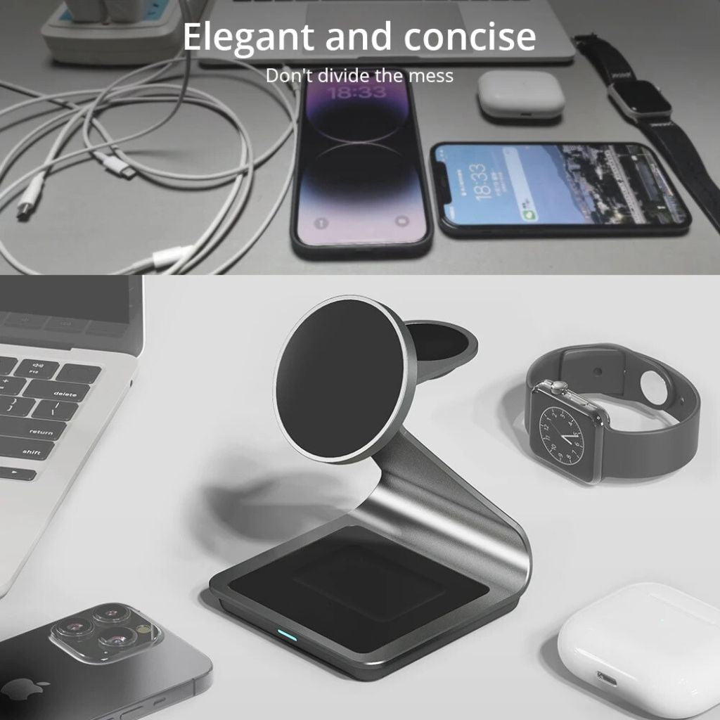 3 in 1 Magnetic Charger for Apple 7 3 in 1 Magnetic Charger for Apple
