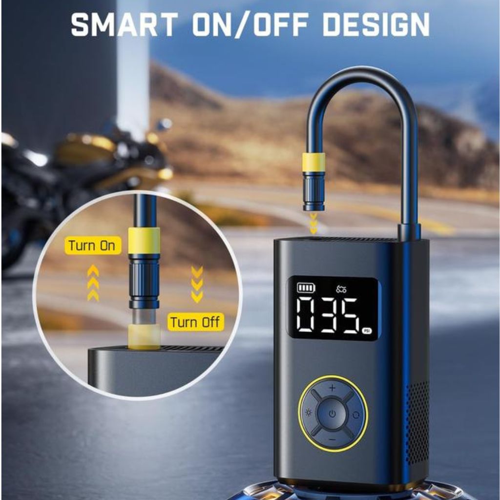 EVOLVED® TirePro X9 Portable Tire Inflator 8 EVOLVED® TirePro X9 Portable Tire Inflator