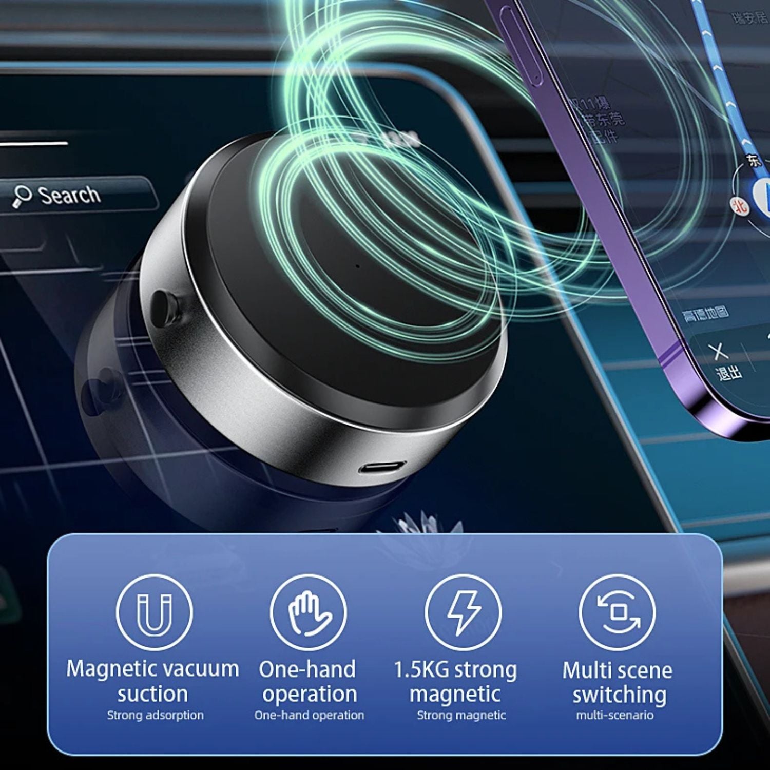 Magnetic Phone Holder 9 Magnetic Phone Holder