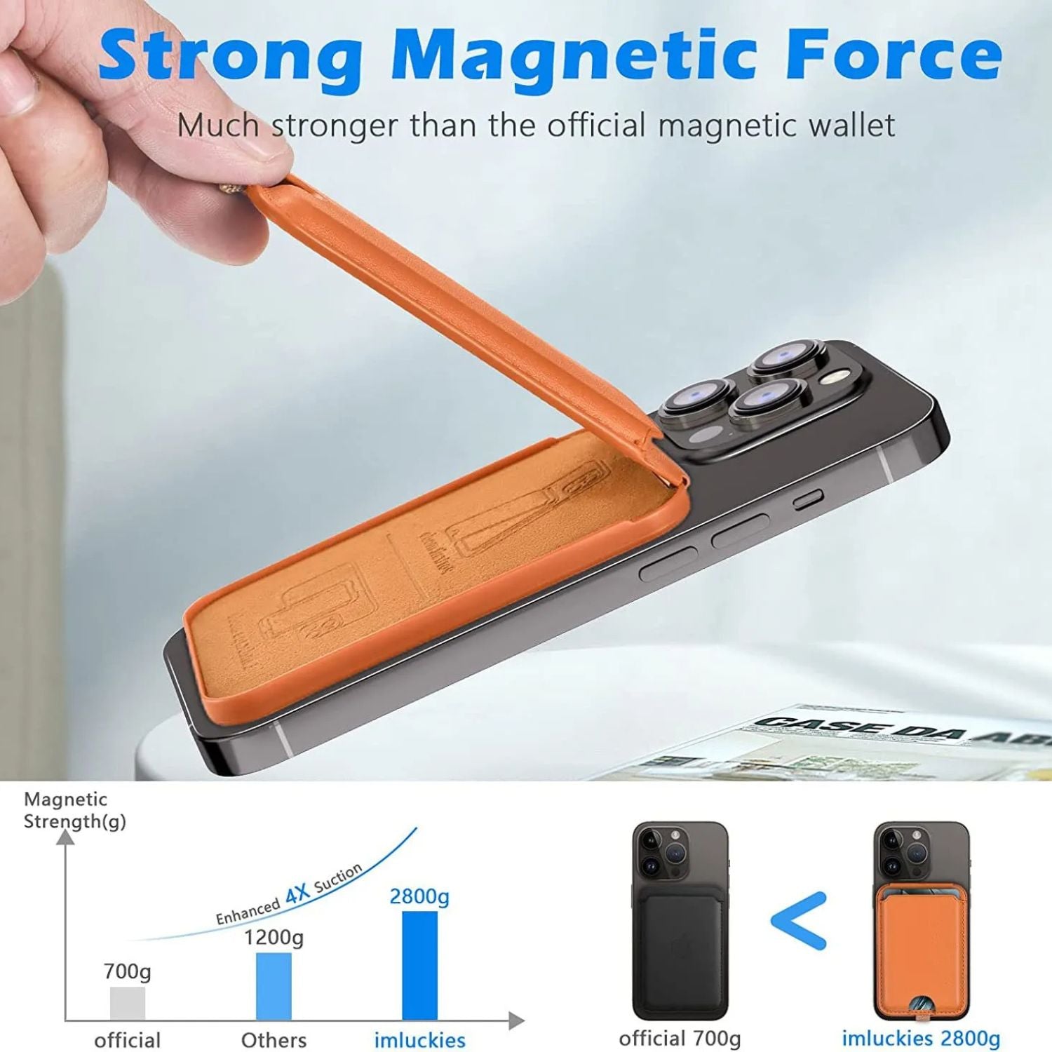 Magnetic Wallet with Kickstand 8 Magnetic Wallet with Kickstand