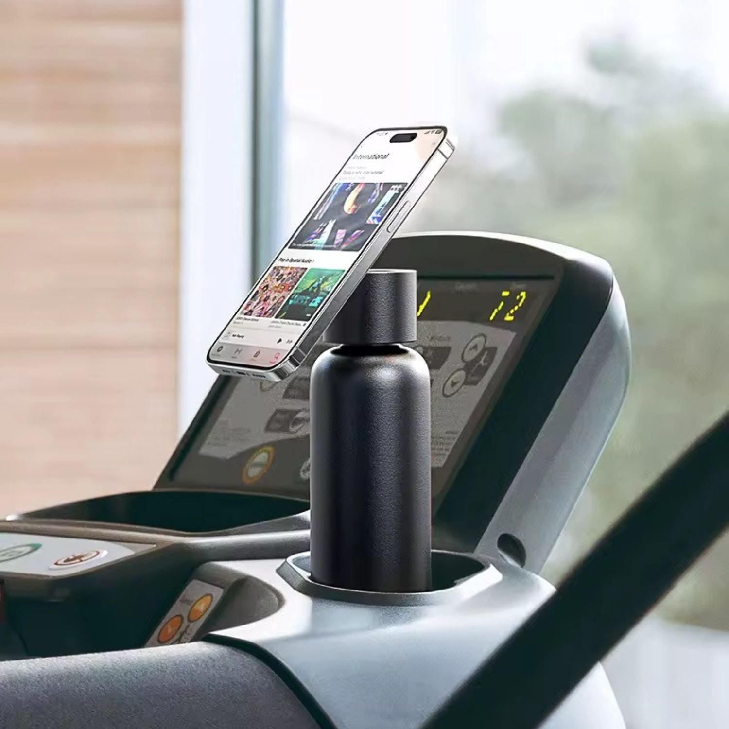 Magnetic Water Bottle & Phone Holder 3 Magnetic Water Bottle & Phone Holder