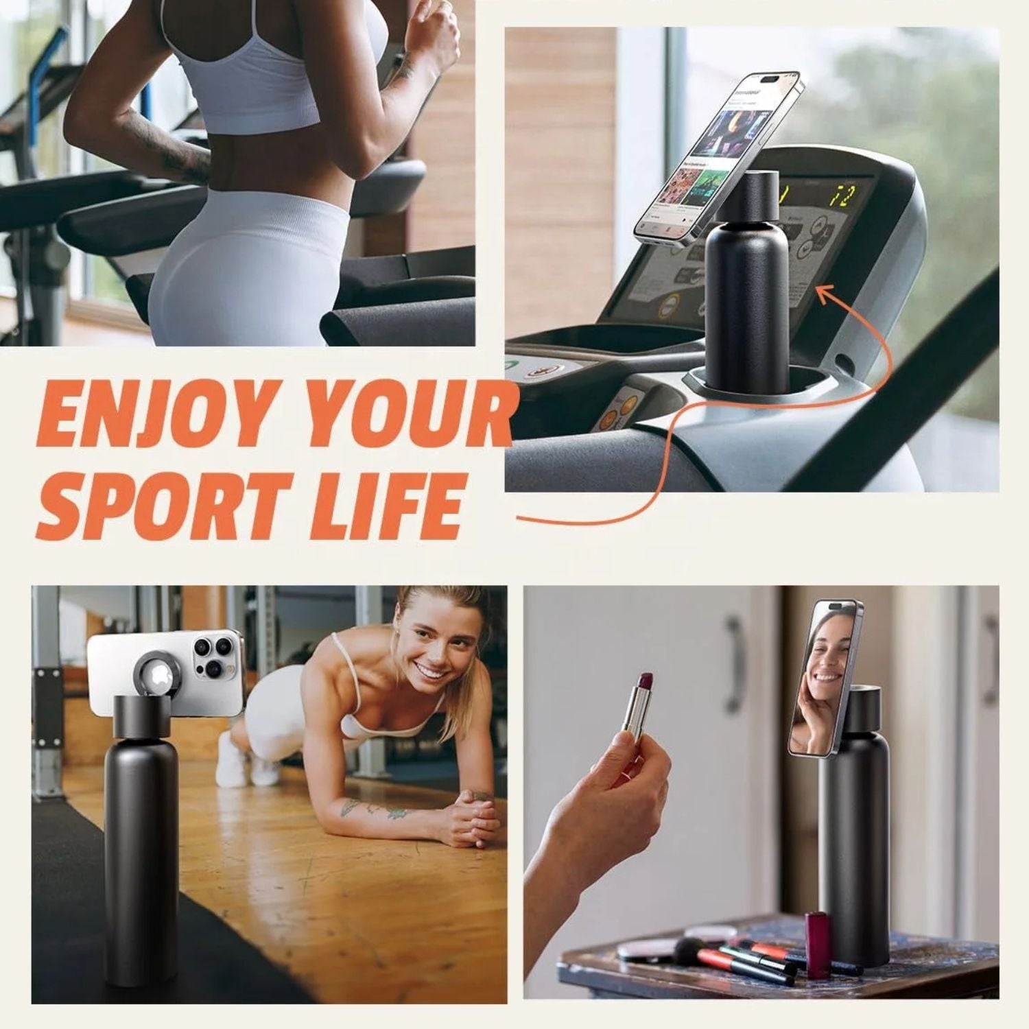 Magnetic Water Bottle & Phone Holder 22 Magnetic Water Bottle & Phone Holder