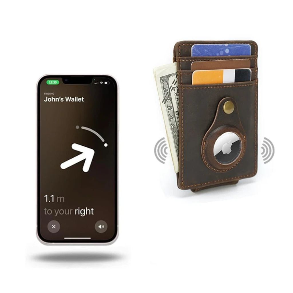 Slim AirTag Leather Wallet 3 Slim AirTag Leather Wallet