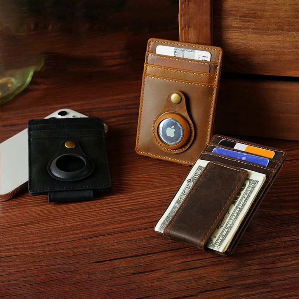 Slim AirTag Leather Wallet 4 Slim AirTag Leather Wallet