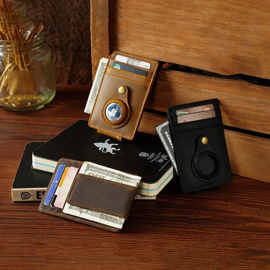 Slim AirTag Leather Wallet 5 Slim AirTag Leather Wallet