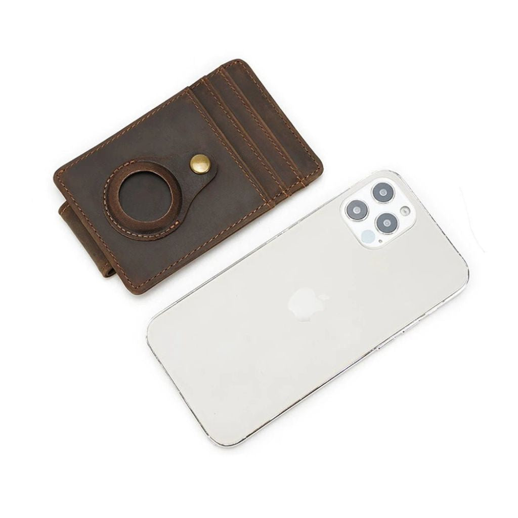 Slim AirTag Leather Wallet 9 Slim AirTag Leather Wallet