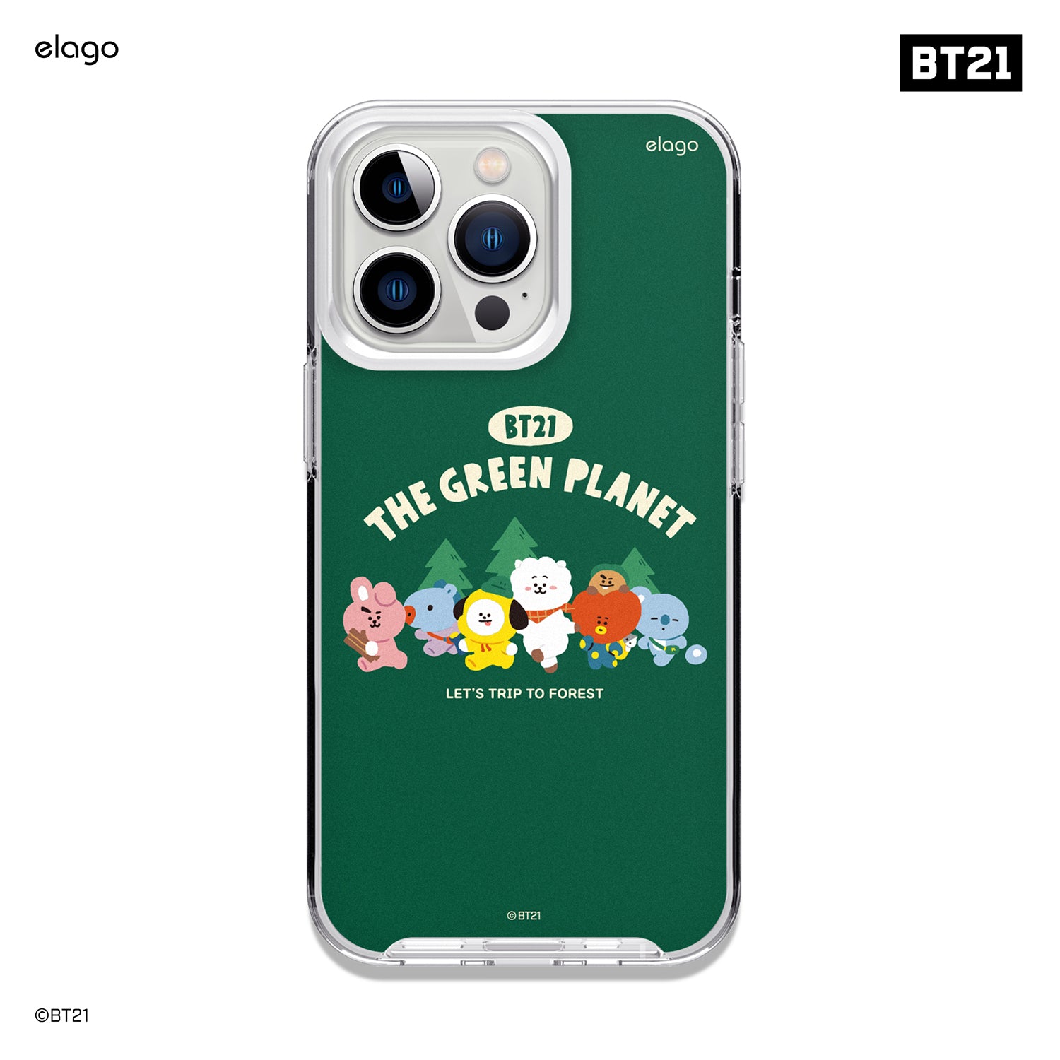 BT21 | elago Green Planet Case for iPhone 13 Pro