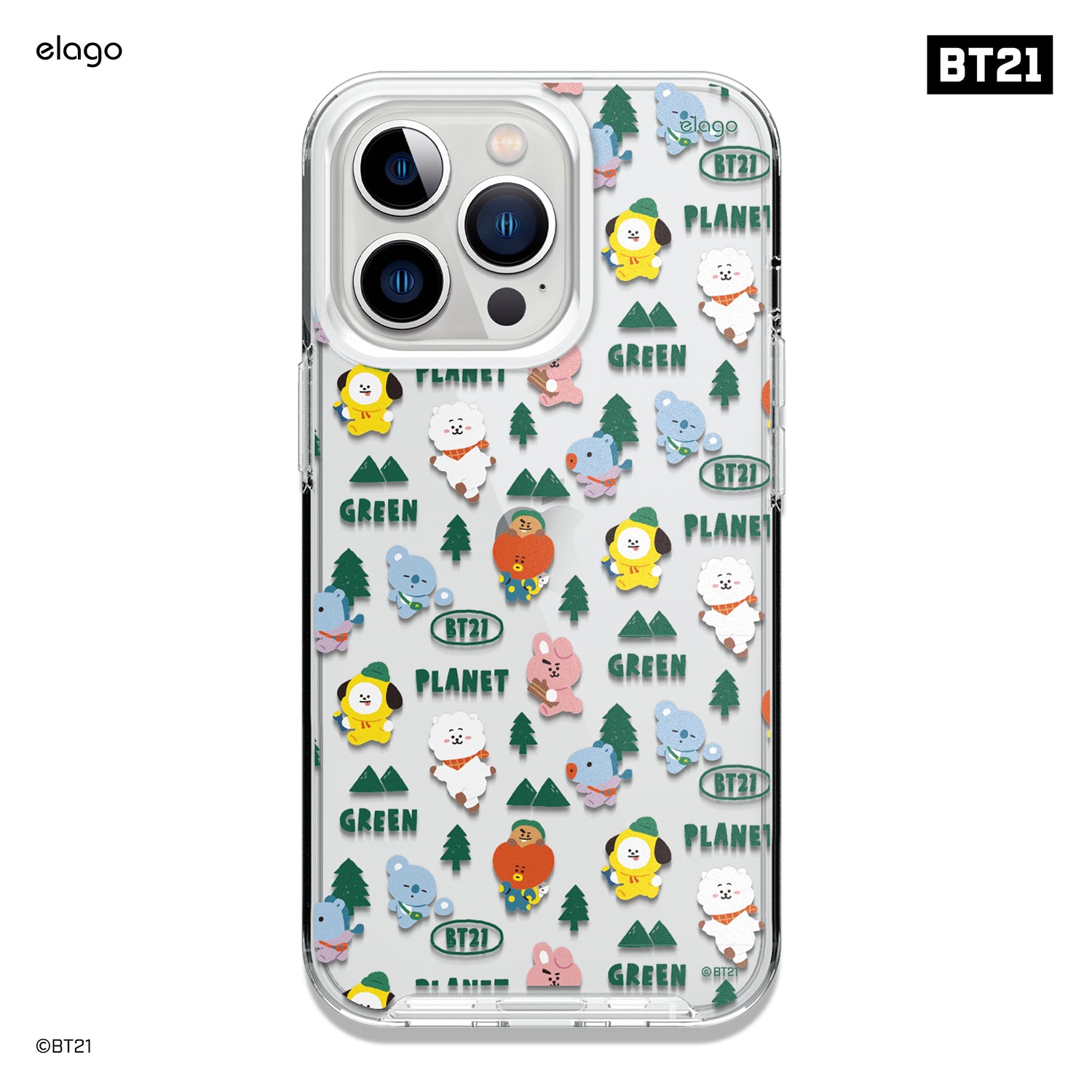 BT21 | elago Green Planet Case for iPhone 13 Pro 3 BT21 | elago Green Planet Case for iPhone 13 Pro