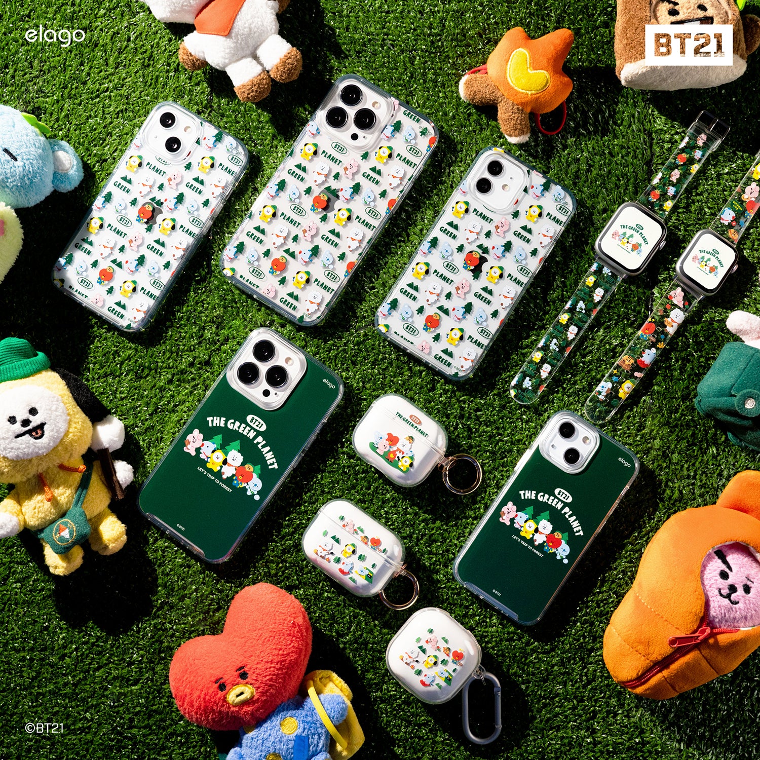 BT21 | elago Green Planet Case for iPhone 13 Pro 4 BT21 | elago Green Planet Case for iPhone 13 Pro