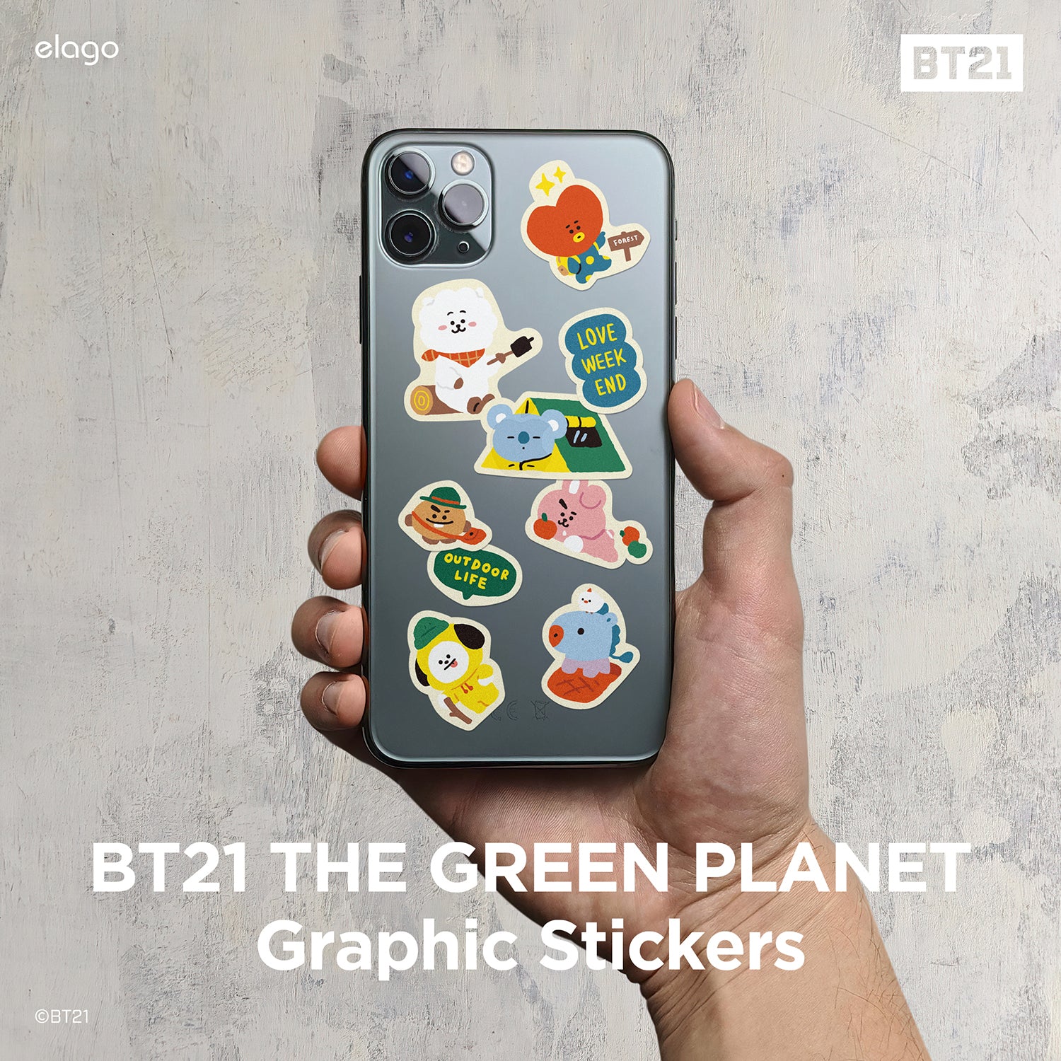 BT21 | elago Green Planet Case for iPhone 13 Pro 10 BT21 | elago Green Planet Case for iPhone 13 Pro