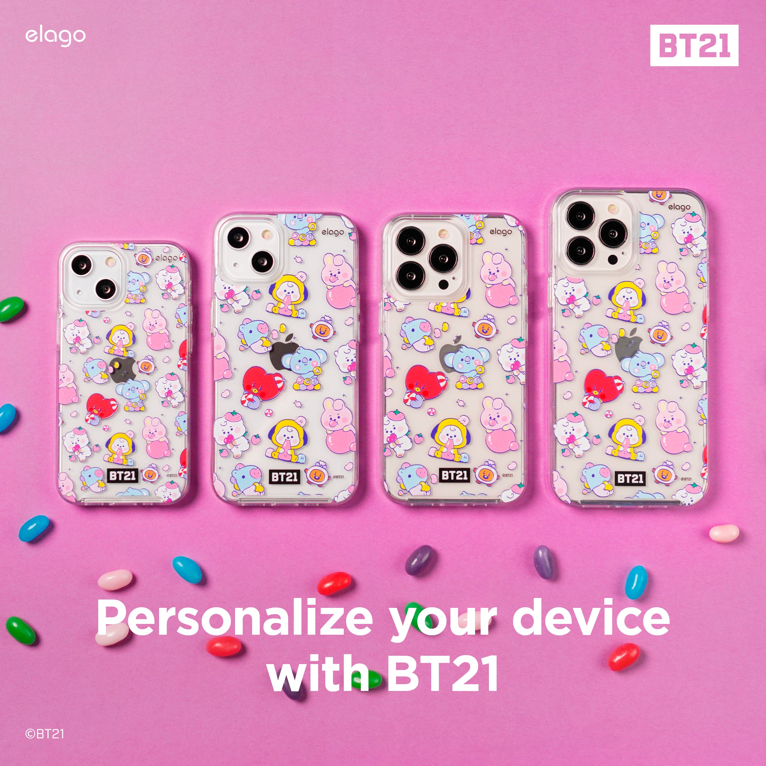 BT21 | elago Jelly Candy Case for iPhone 13 Pro 3 BT21 | elago Jelly Candy Case for iPhone 13 Pro