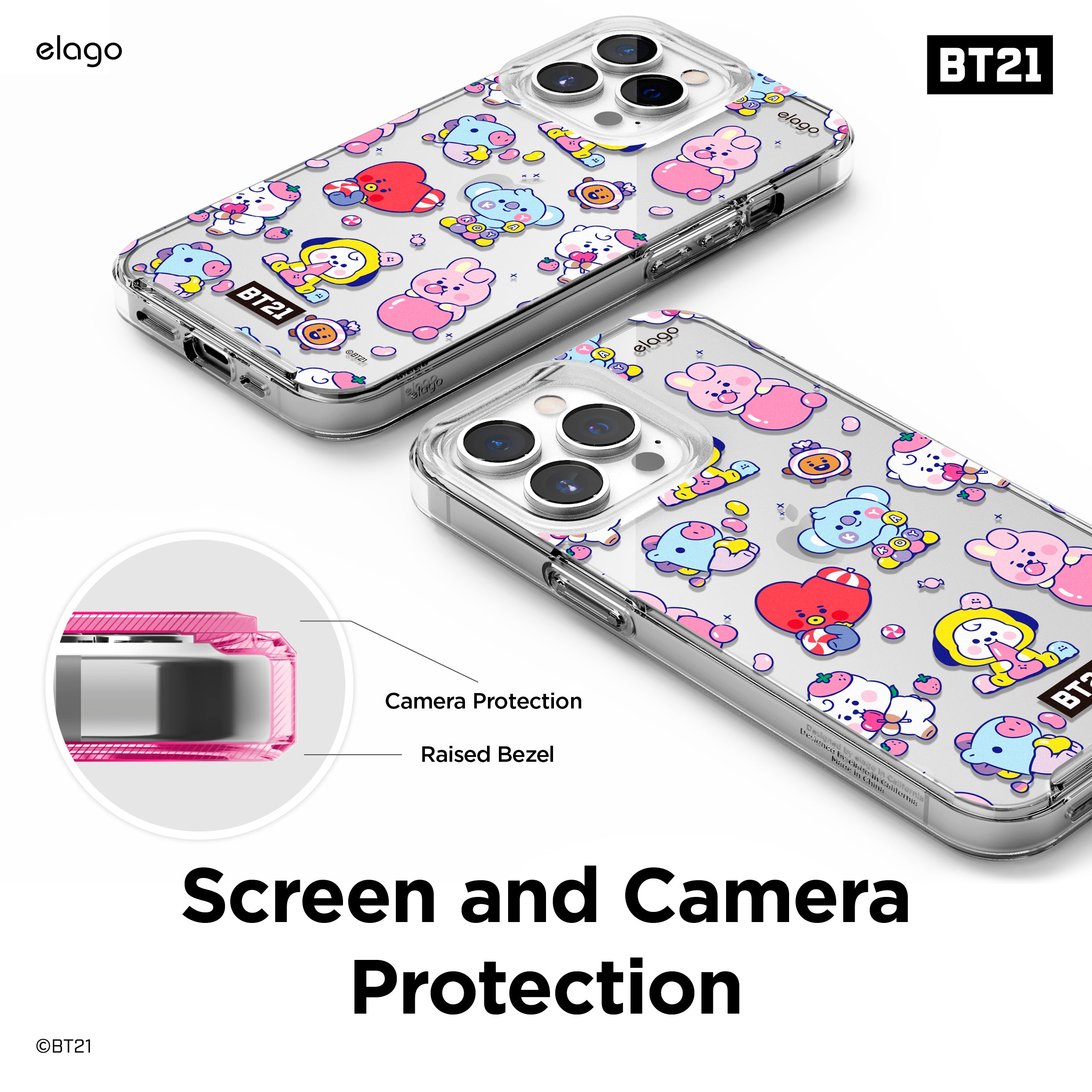 BT21 | elago Jelly Candy Case for iPhone 13 Pro 5 BT21 | elago Jelly Candy Case for iPhone 13 Pro