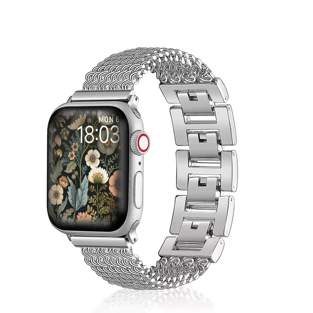 Women’s Woven Stainless Steel Bracelet Band for Apple Watch 14 Women’s Woven Stainless Steel Bracelet Band for Apple Watch
