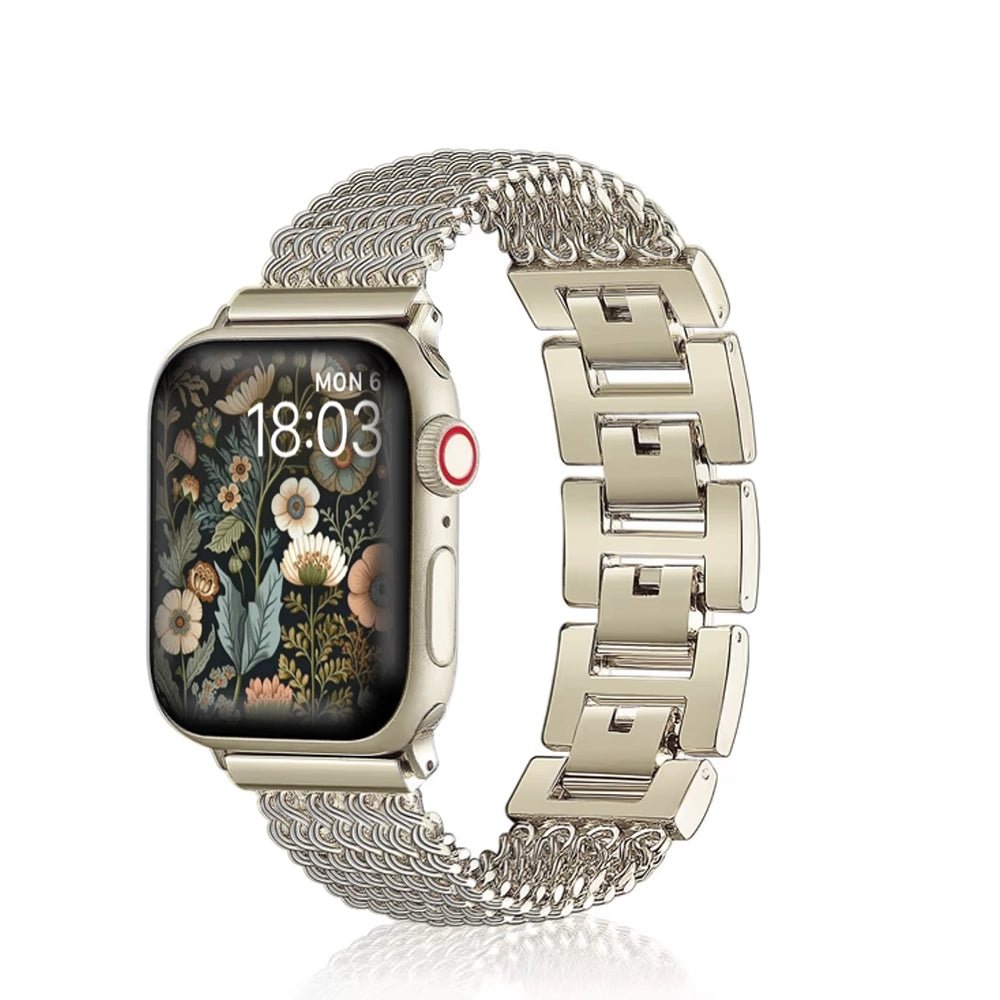 Women’s Woven Stainless Steel Bracelet Band for Apple Watch 16 Women’s Woven Stainless Steel Bracelet Band for Apple Watch