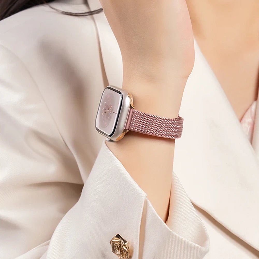 Women's Ultra-Thin Stainless Steel Bracelet Band for Apple Watch 5 Women's Ultra-Thin Stainless Steel Bracelet Band for Apple Watch
