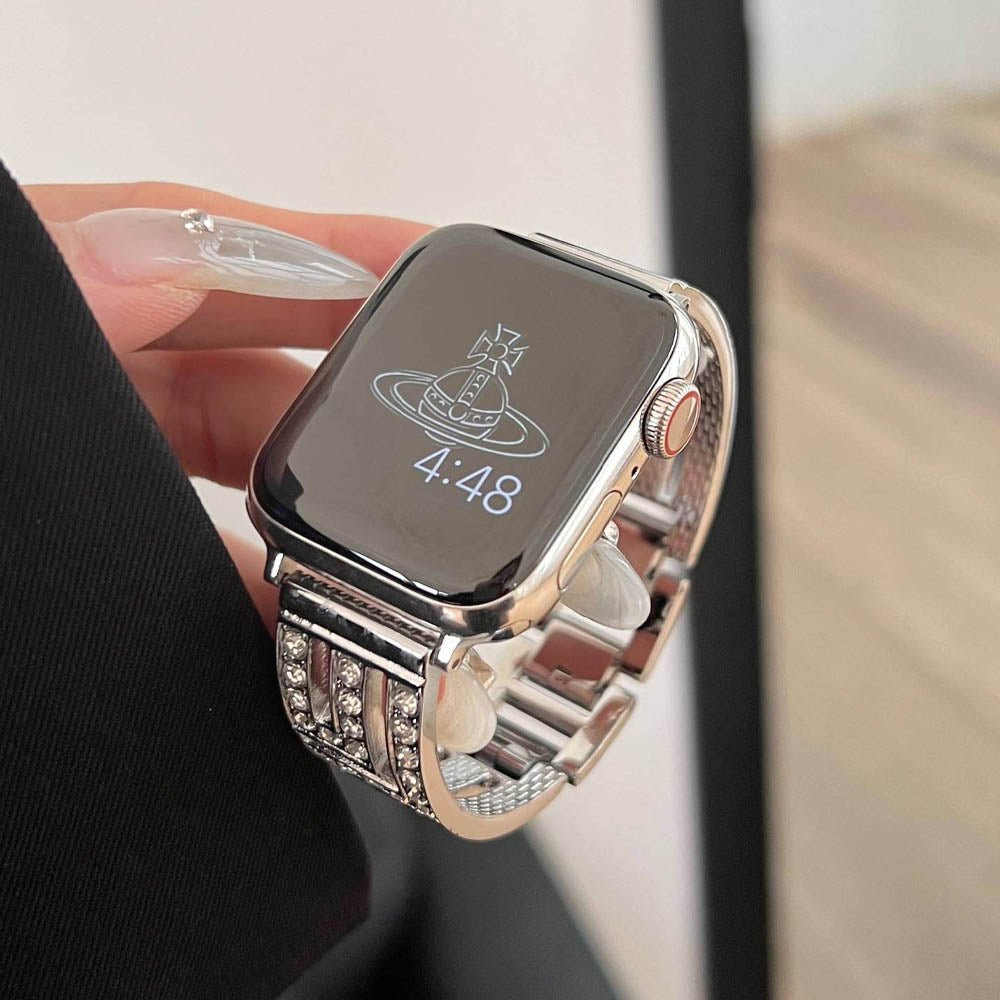 Women’s Square-Link Stainless Steel Apple Watch Band 14 Women’s Square-Link Stainless Steel Apple Watch Band