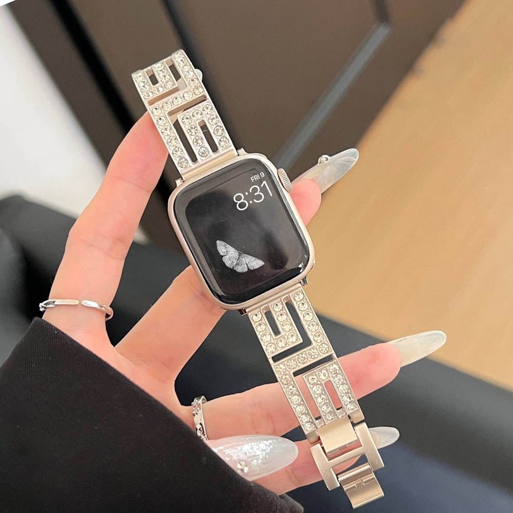 Women’s Square-Link Stainless Steel Apple Watch Band 21 Women’s Square-Link Stainless Steel Apple Watch Band