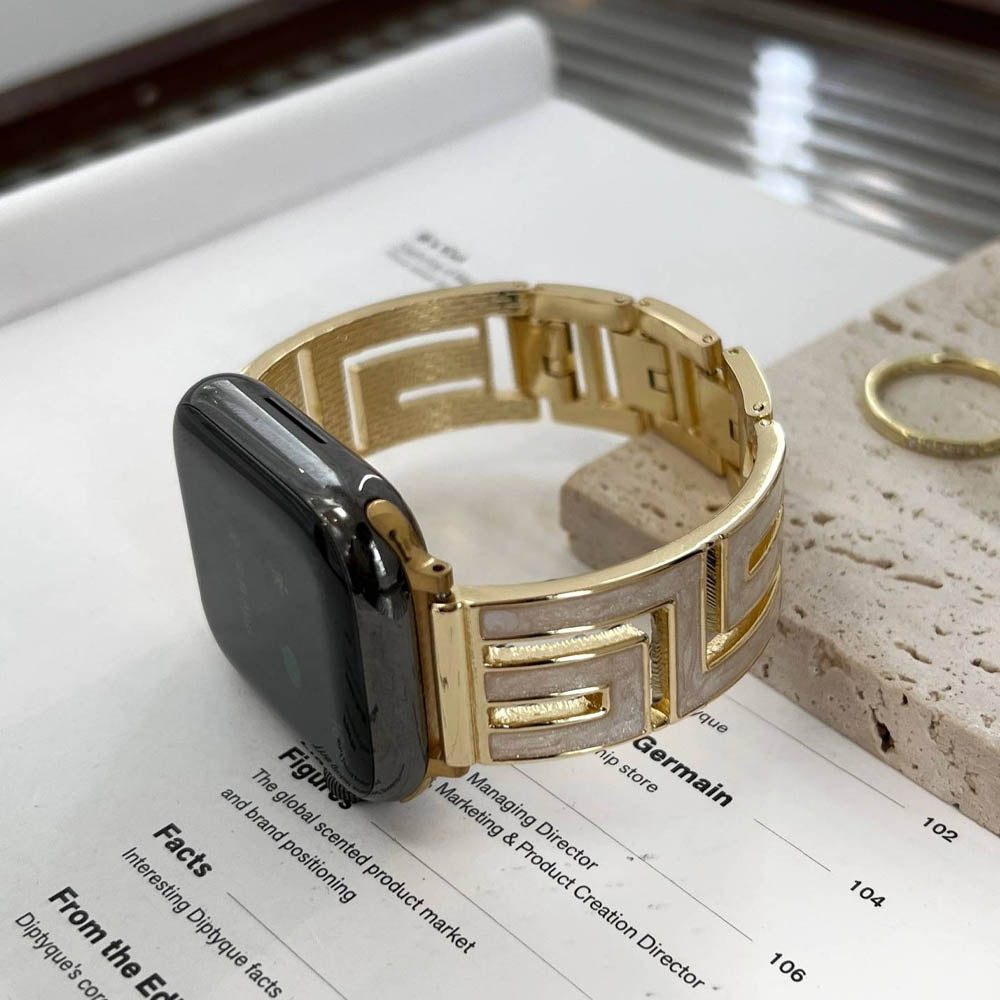 Women’s Square-Link Stainless Steel Apple Watch Band 6 Women’s Square-Link Stainless Steel Apple Watch Band